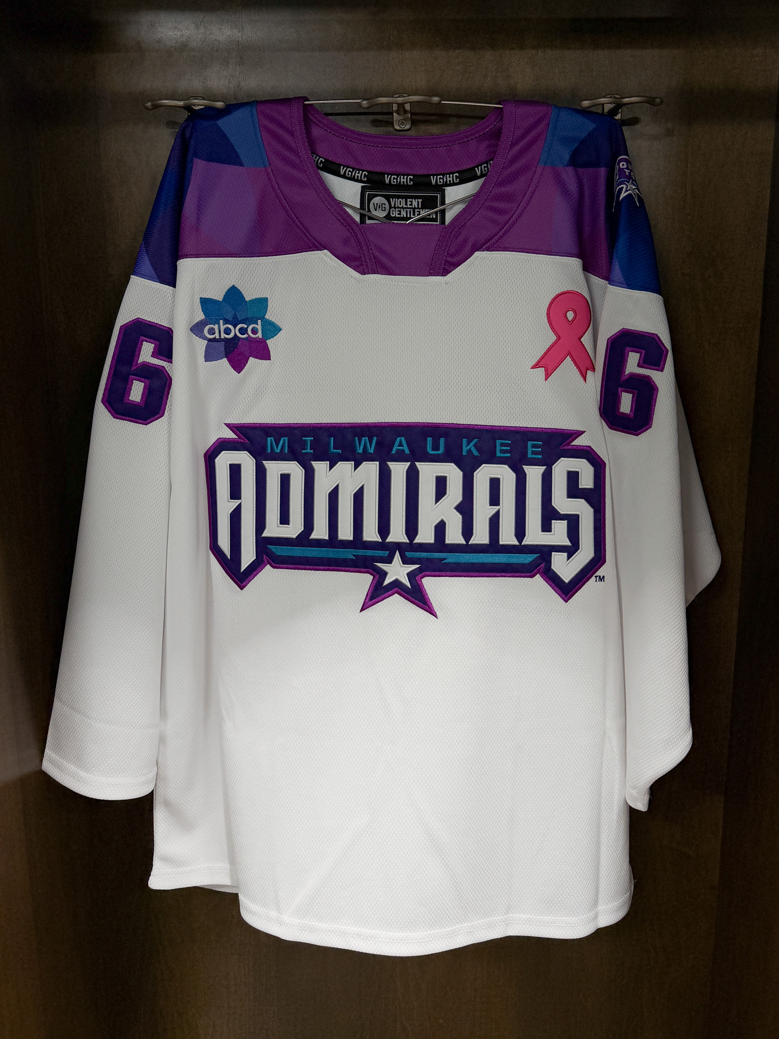 Milwaukee Admirals' ABCD Hockey Fights Cancer jerseys available