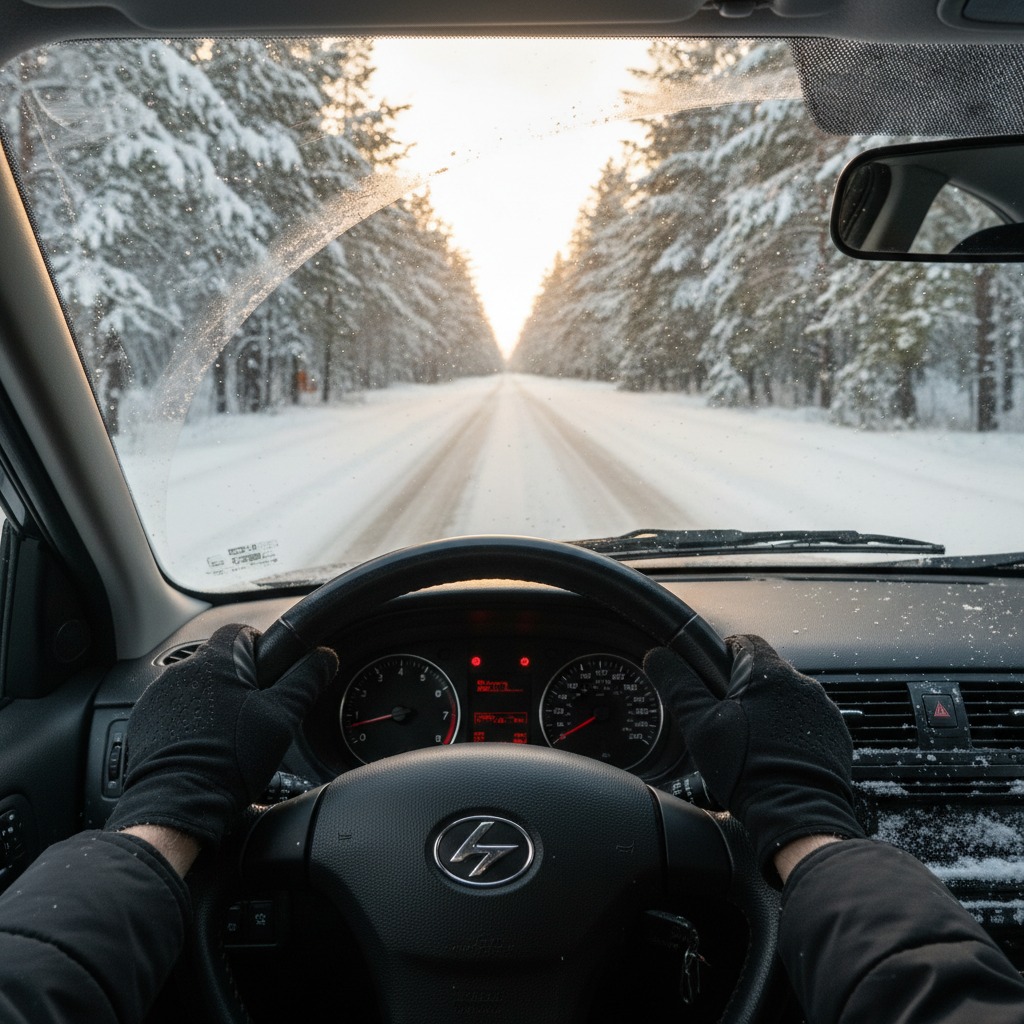 use cruise control on slippery roads for control reduces vehicle
