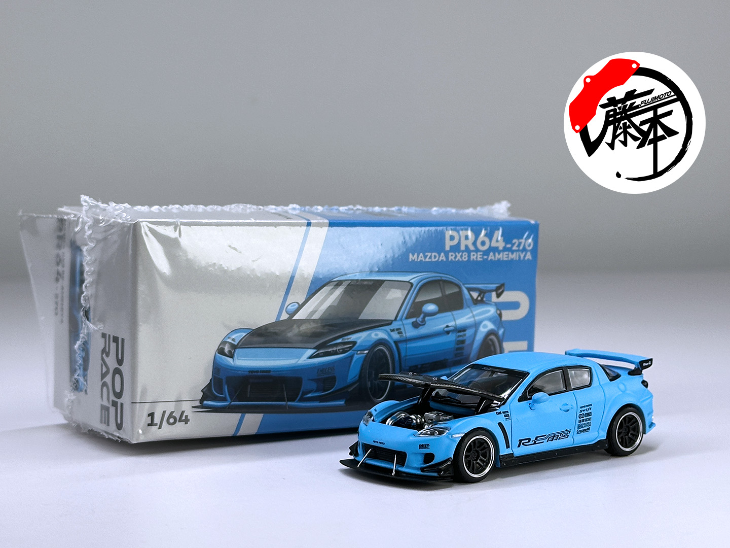 Fujimoto - B. POPRACE 1/64 MAZDA RX-8 RE-AMEMIYA LIGHT BLUE | Facebook