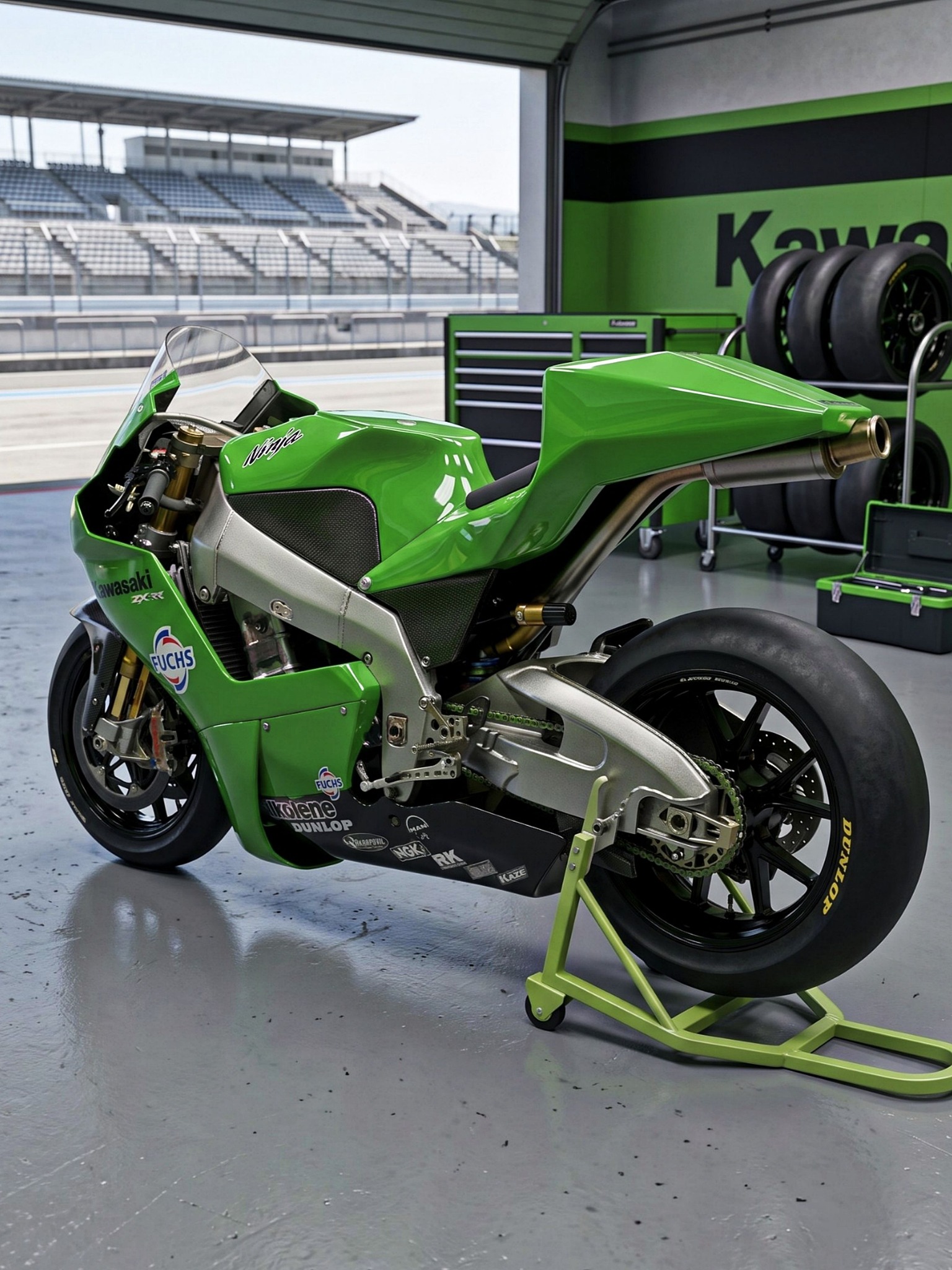 クロスタ ありさか lrpp 2002 kawasaki ninja zx-rr prototype at motegi