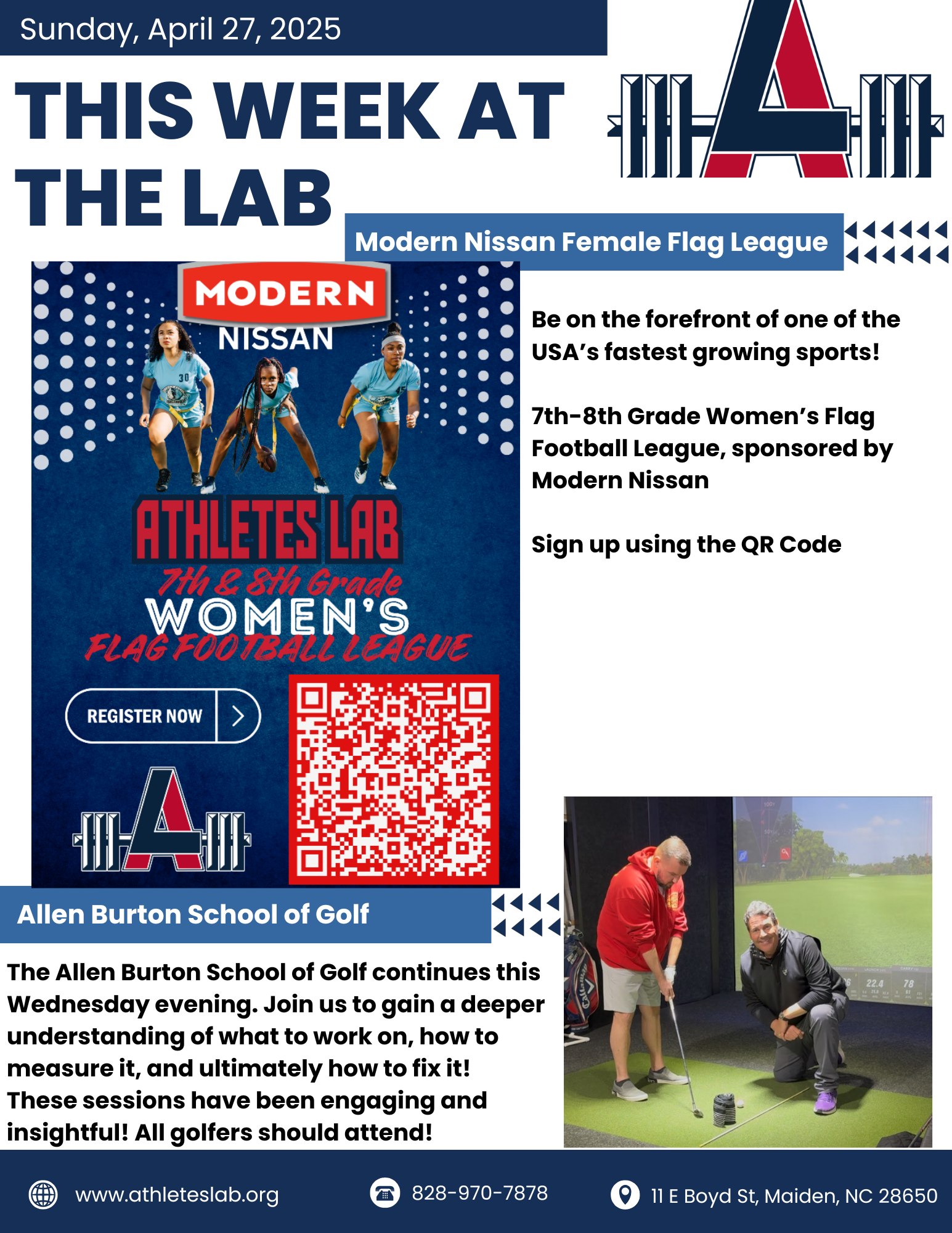 Athletes Lab Performance Center | Maiden NC