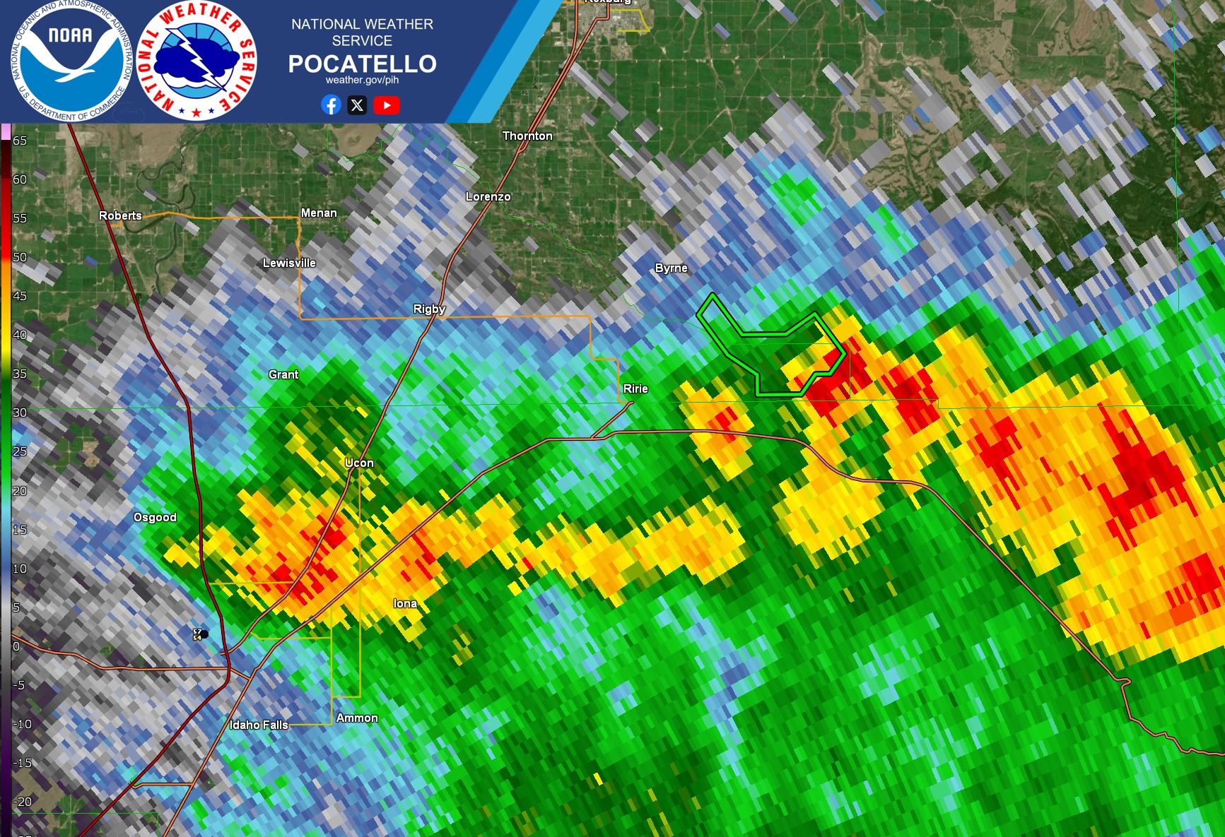 Flash flood warning for Big Rock burn scar in eastern Jefferson