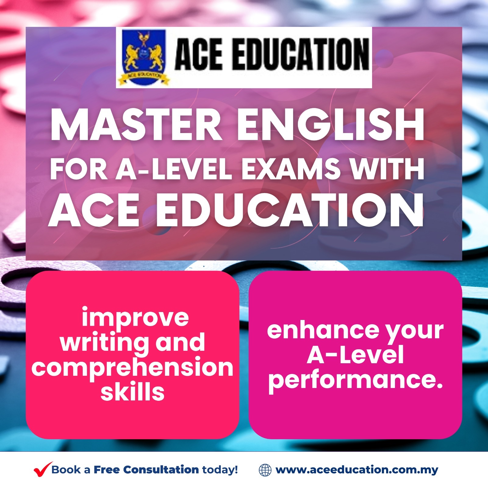 ACE - 🚀 Master English for A-Level Exams with ACE Education! ️ ...