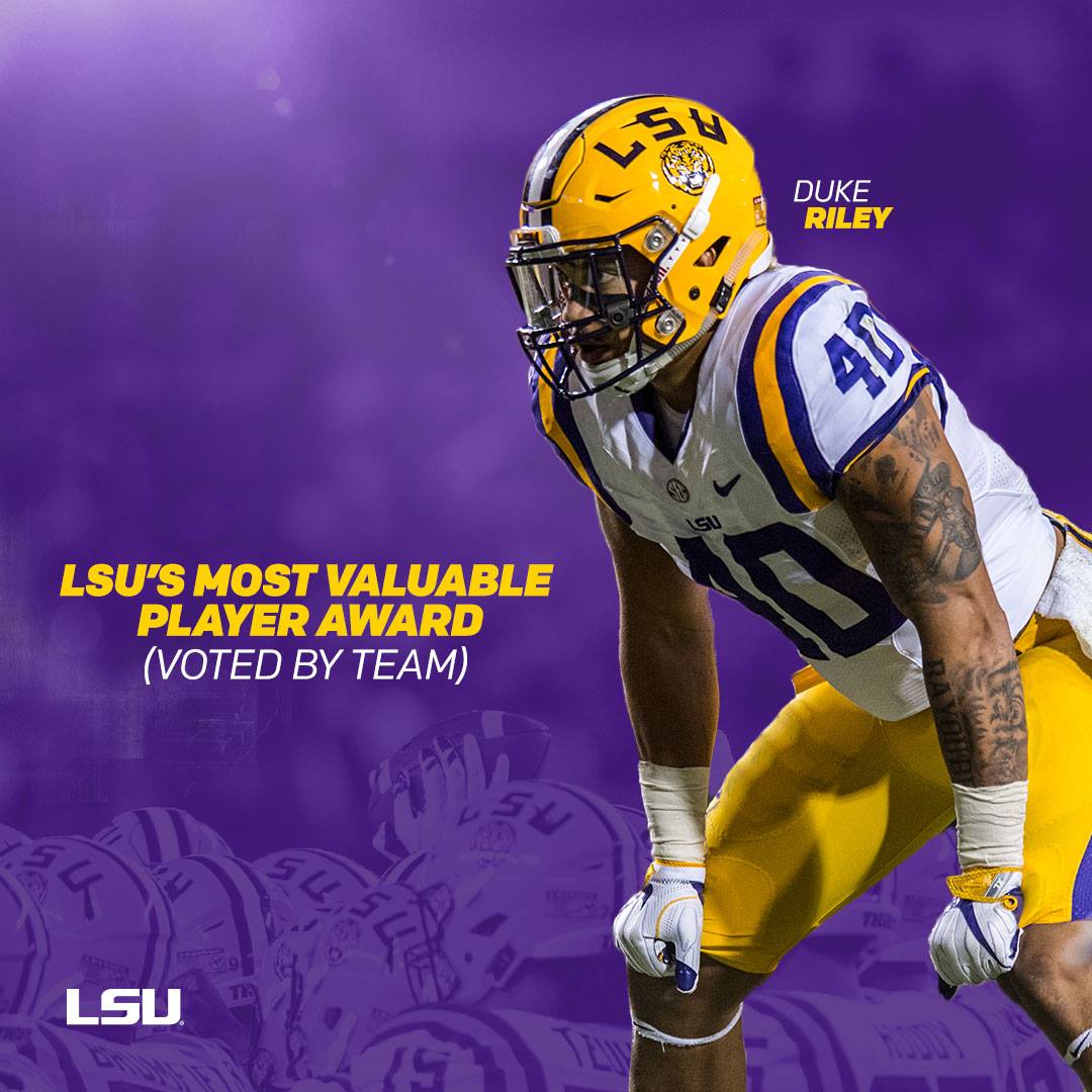 Sports Shorts - Congratulations to Duke Riley - voted MVP...