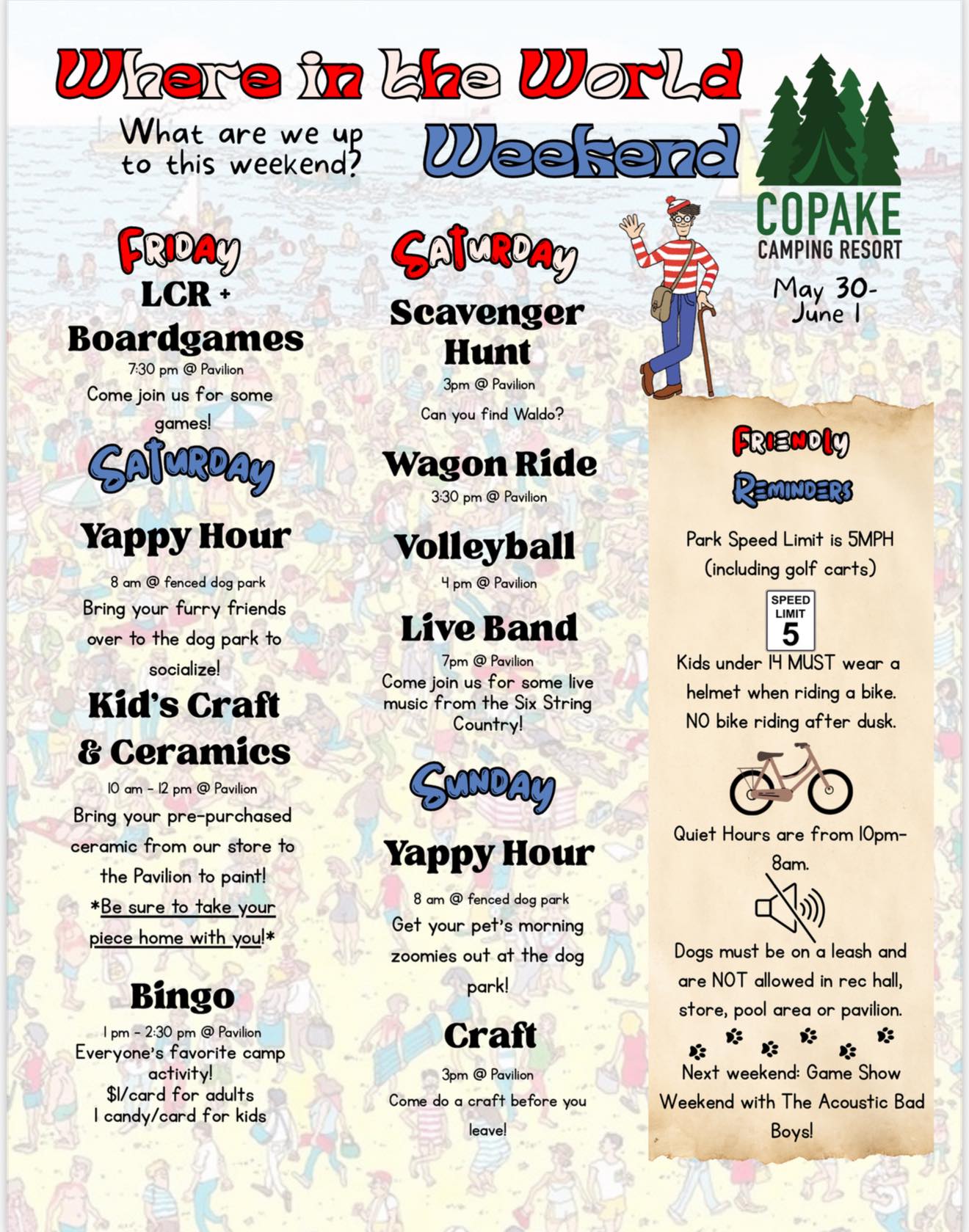 Copake - 🏕️ Where in the world will you be THIS WEEKEND? Join us at ...