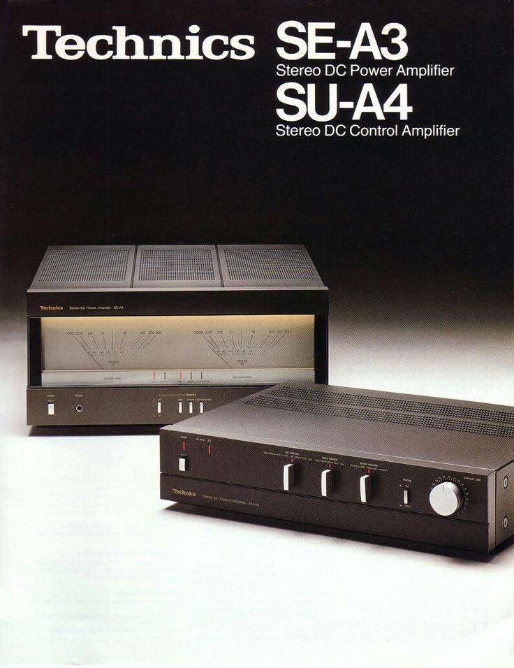 Technics SE-A3,SU-A4 #vintage #followers