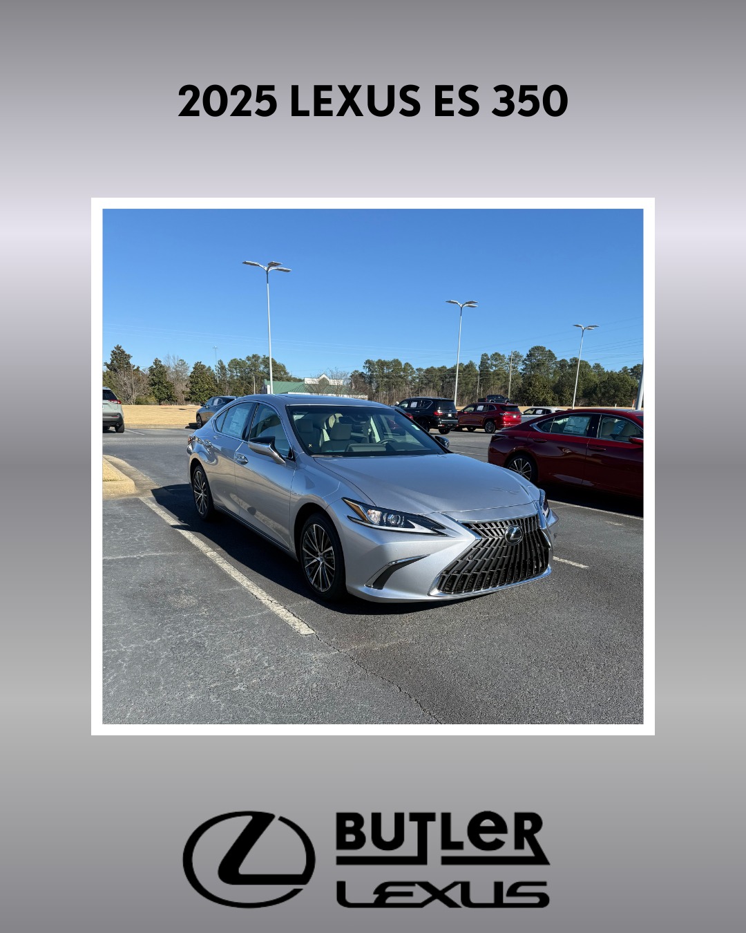 Butler - Refined luxury at every turn 🚘 The 2025 Lexus ES 350 delivers ...