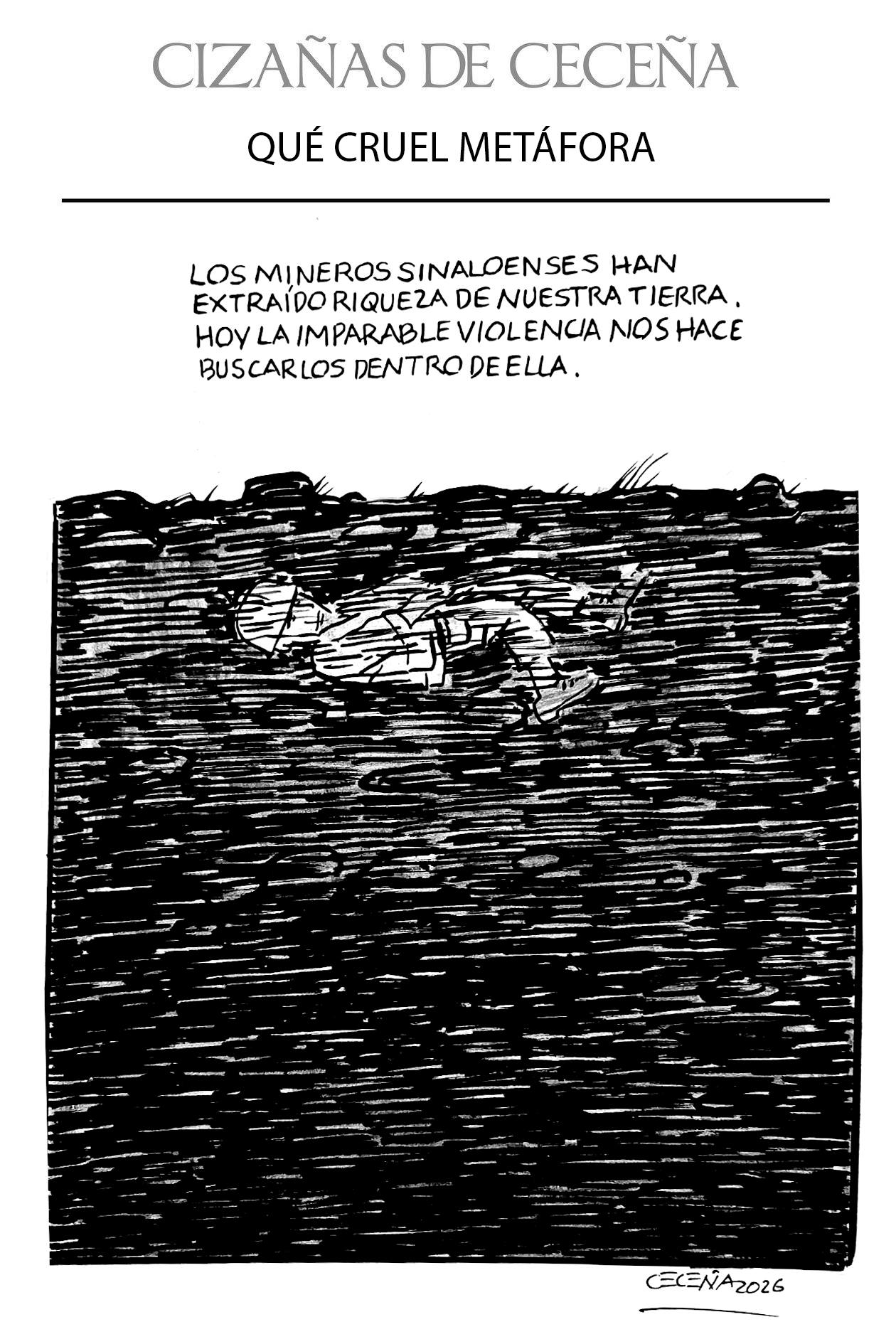 Gilberto - Cizañas de Ceceña: QUÉ CRUEL METÁFORA #Carton # ...