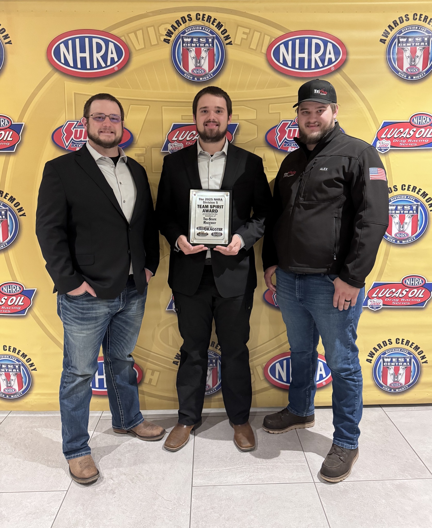 The Fangmann boys proudly accepted the... - Tri-State Raceway | Facebook