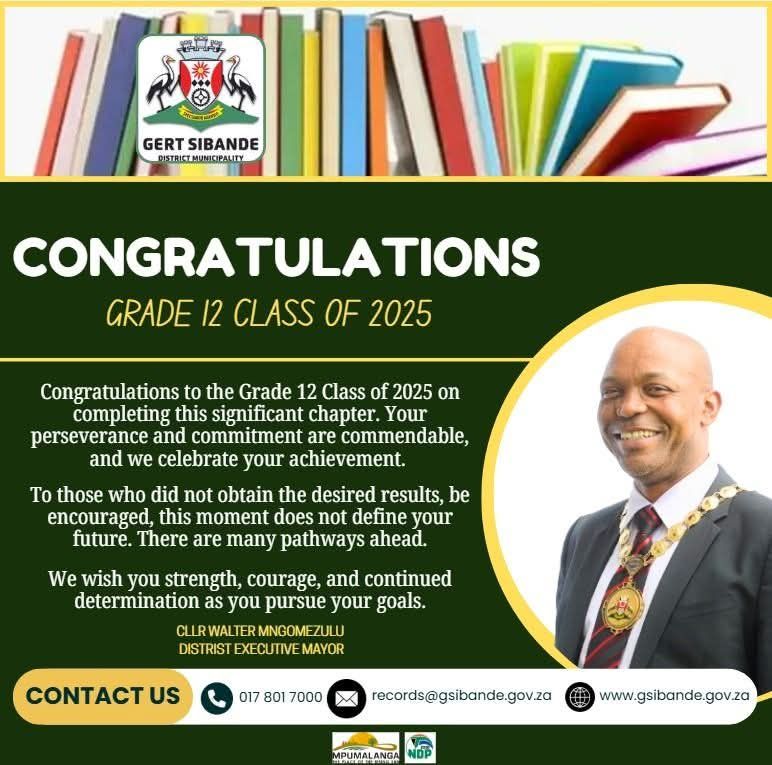 The Bulletin - Congratulations to Matric Class of 2025!🥳... | Facebook