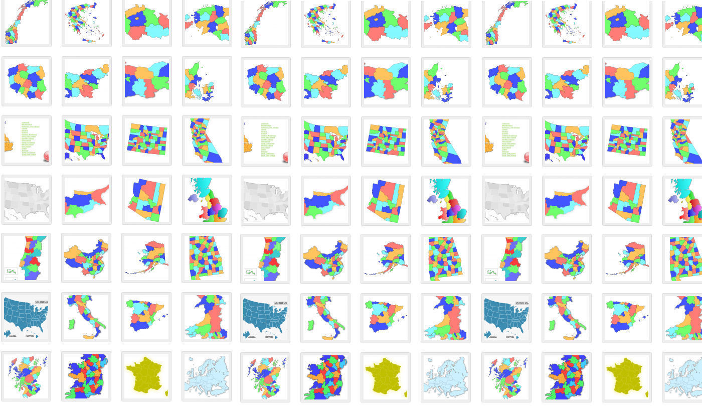 Clickable Tablet Maps