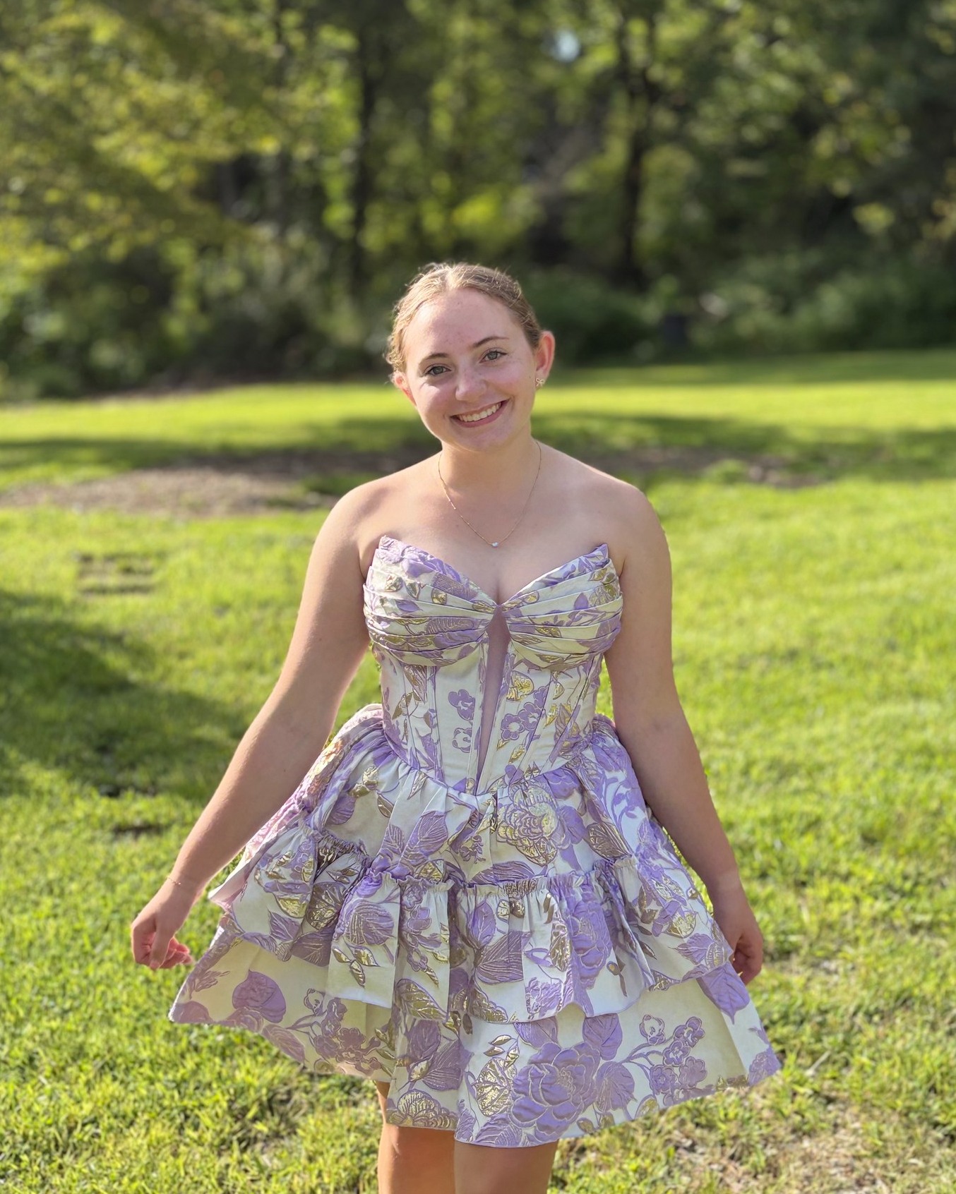 ballerina homecoming dress Lilac with vibes for Hoco 2026 swim-cover