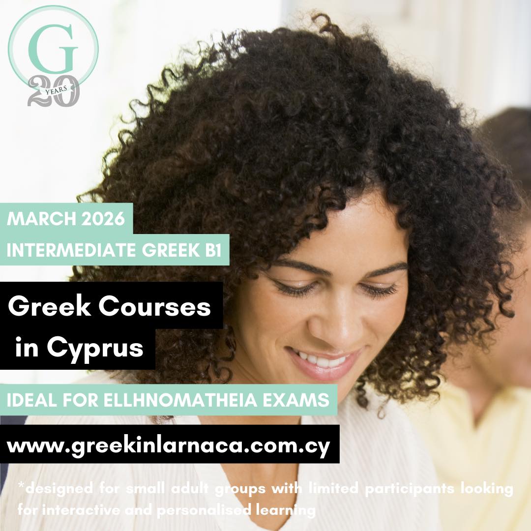 Learn - LEARN + SUCCEED + SPEAK Greek in Cyprus, 6th March 2026 ...