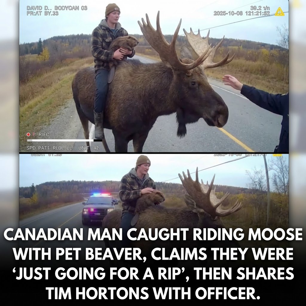 The Dude - MOUNTIE MEETS MOOSE… AND THERE’S A BEAVER INVOLVED A ...