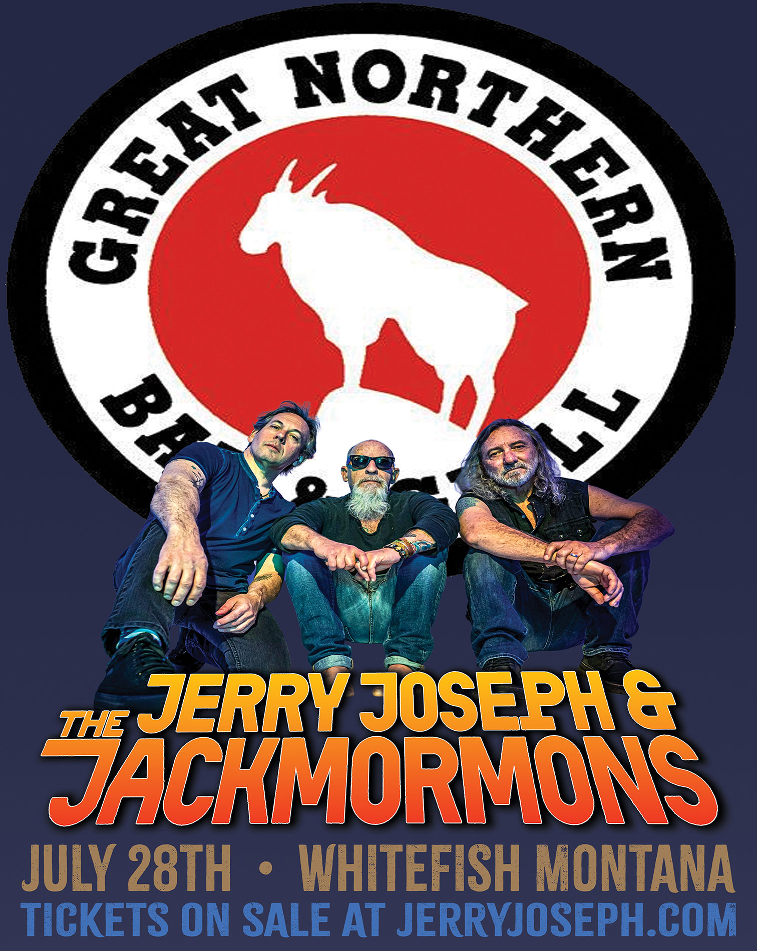🔥 Jerry Joseph & the Jackmormons return to the Great Northern Bar