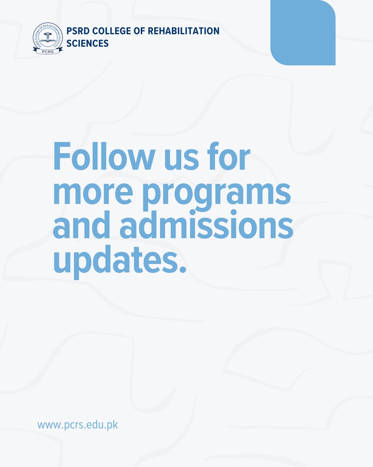 PSRD College of Rehabilitation Sciences | Lahore