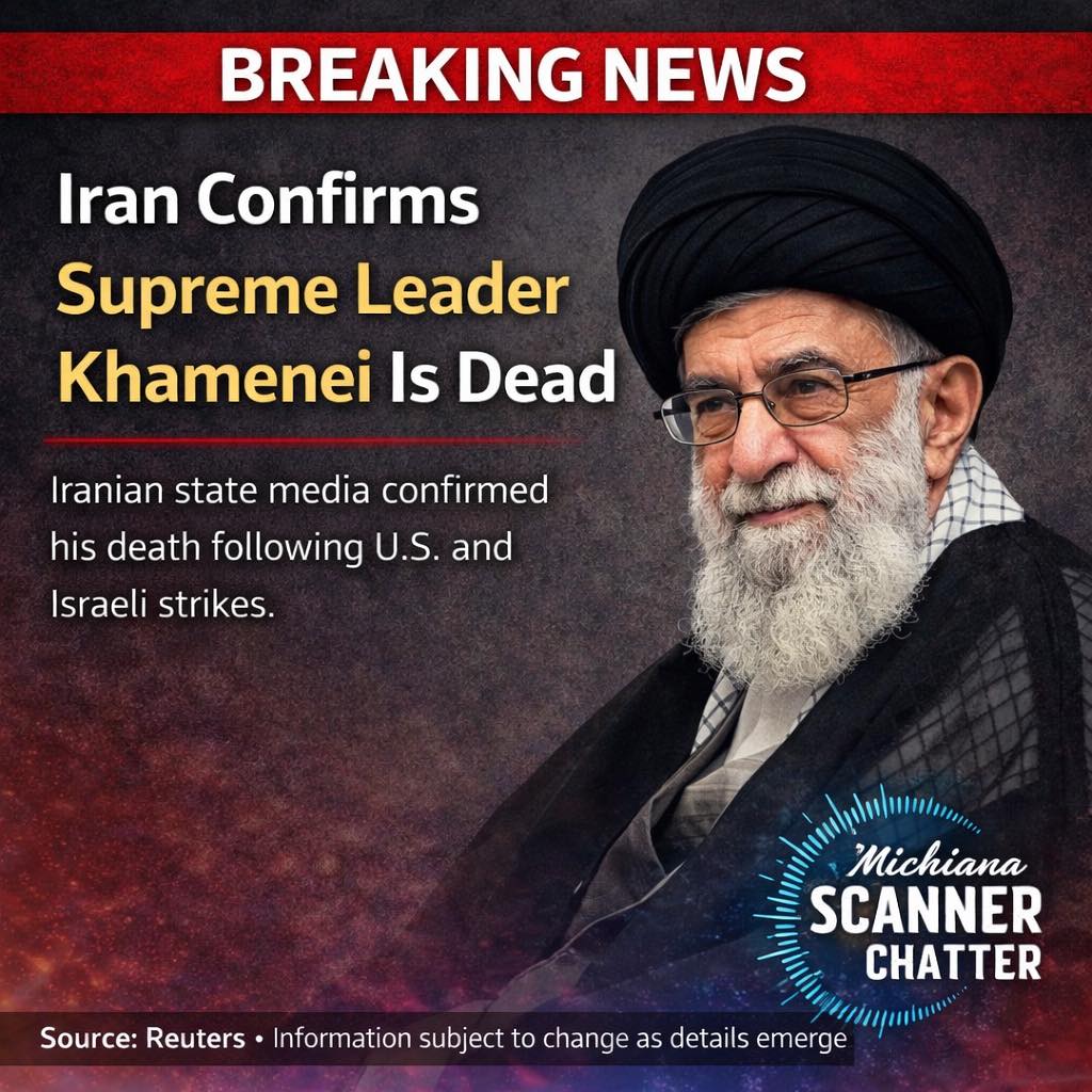 Michiana - BREAKING: Reuters reports that Iran has officially confirmed ...