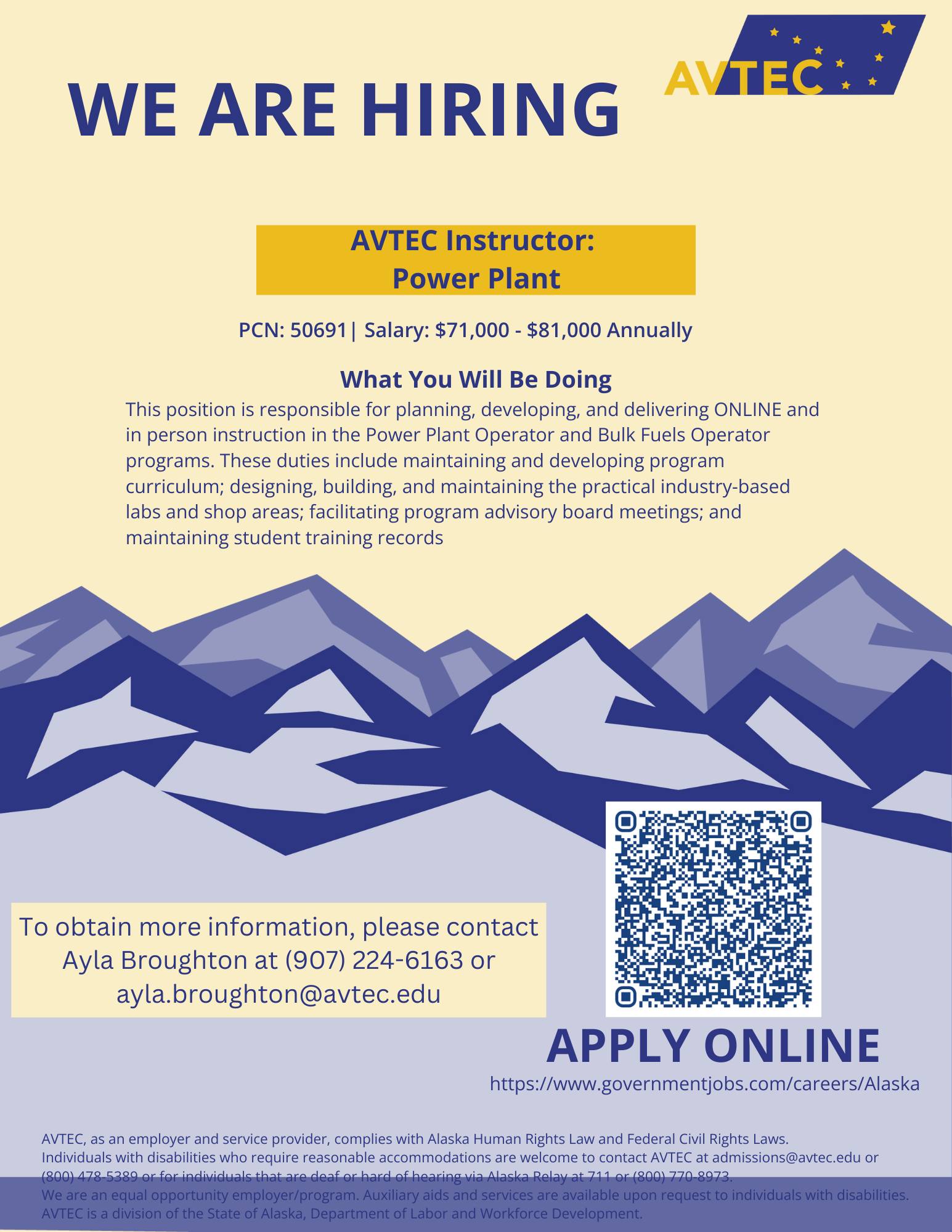 AVTEC - Alaska Vocational Technical Center | Seward AK