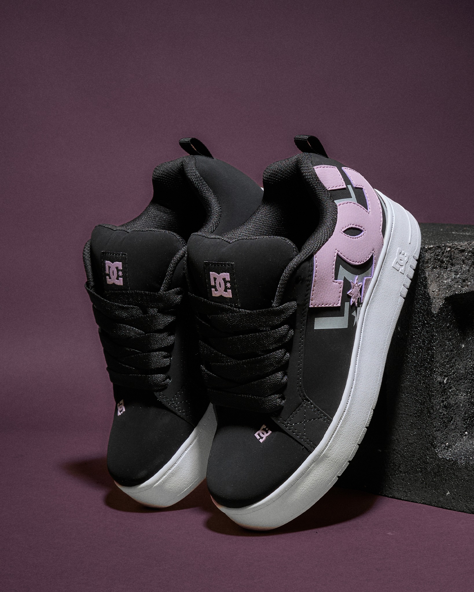 DC Women's Court Graffik Platform Sneaker – Chunky '90s Style With