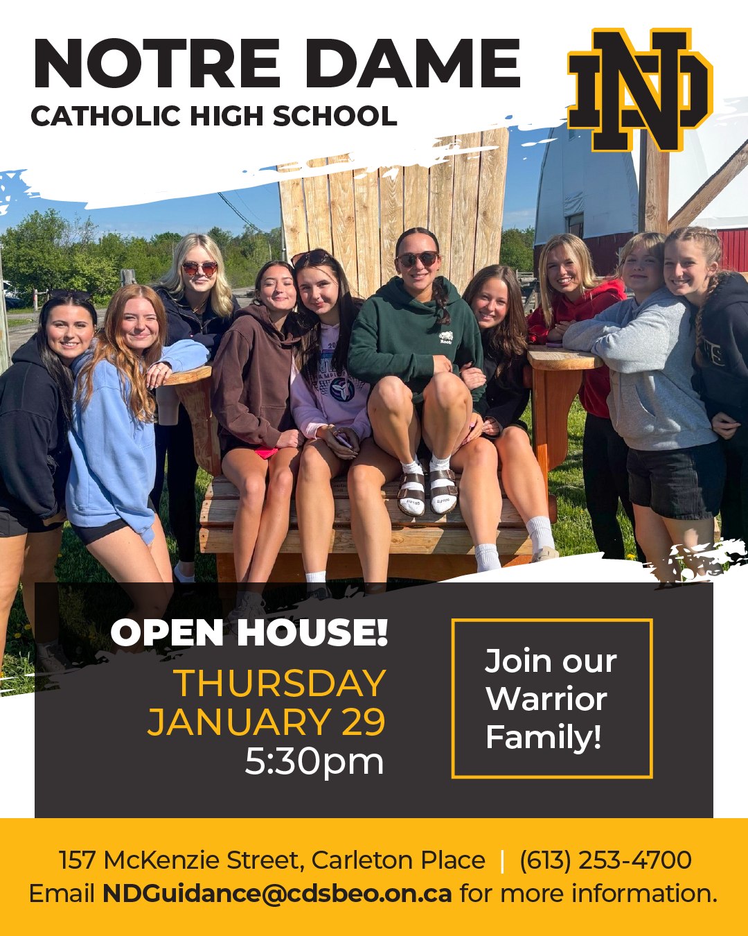 Notre Dame Catholic High School | Carleton Place ON