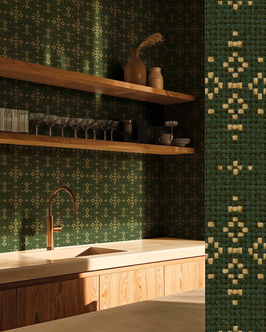 Bepaper Papel de Parede - Projeto - @madoarquitetura - lavabo tropical ...