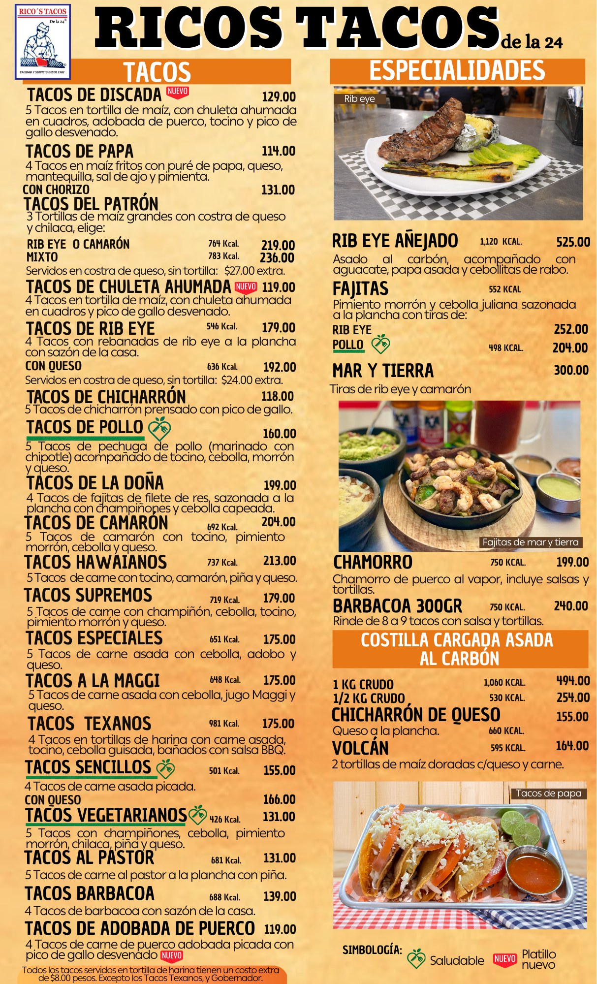 Rico's Tacos De La 24 added a new... - Rico's Tacos De La 24