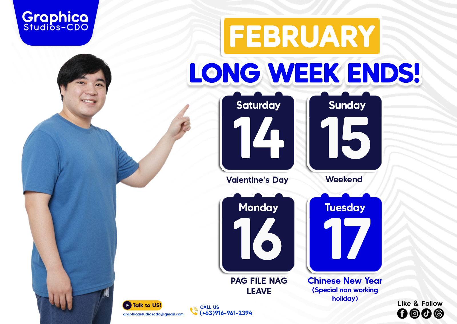 Graphica - Hello, long weekend! 👋 Mark your calendars and plan your ...