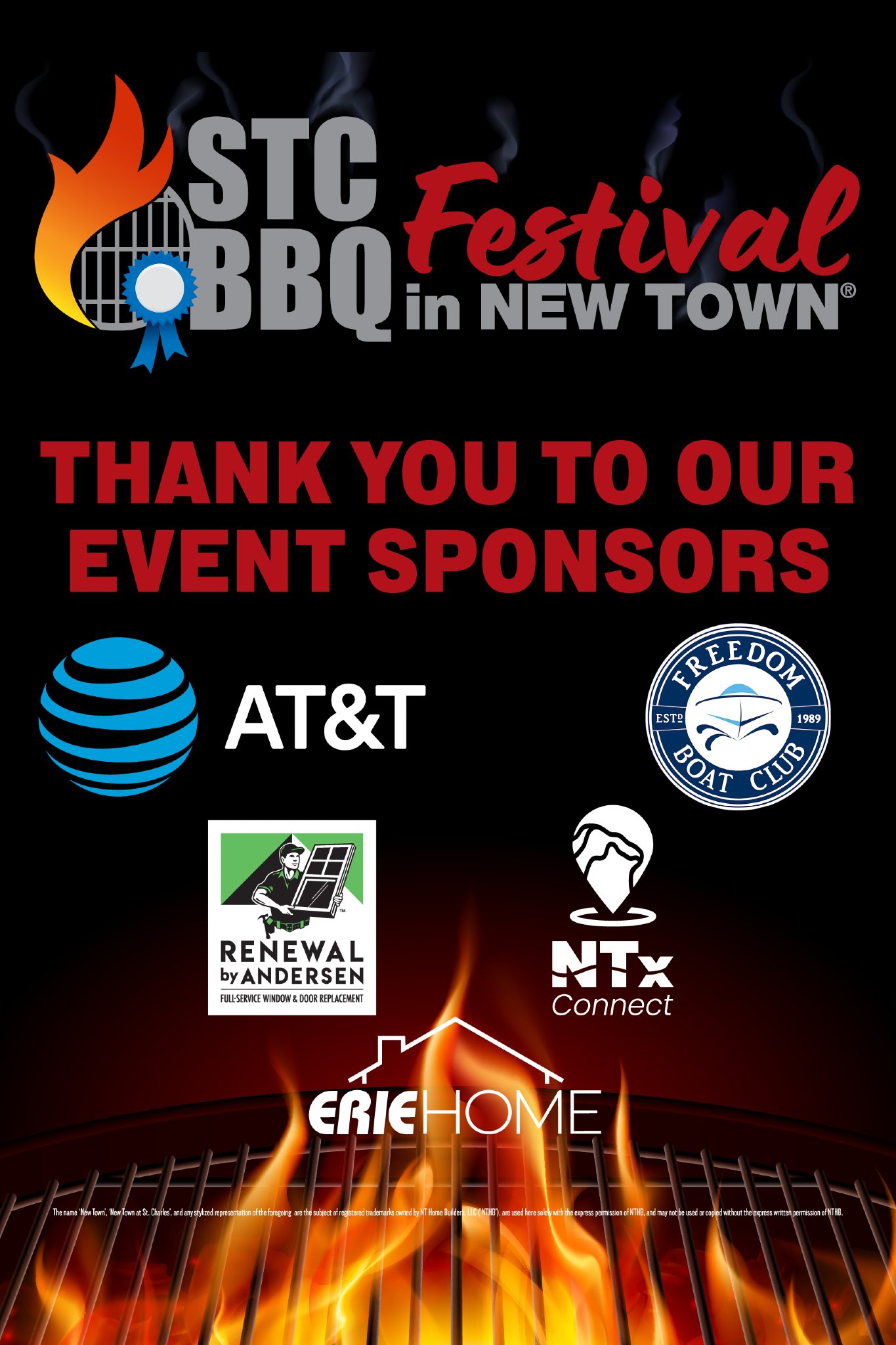 Thank you to our amazing STC BBQ Festival sponsors for fueling the 