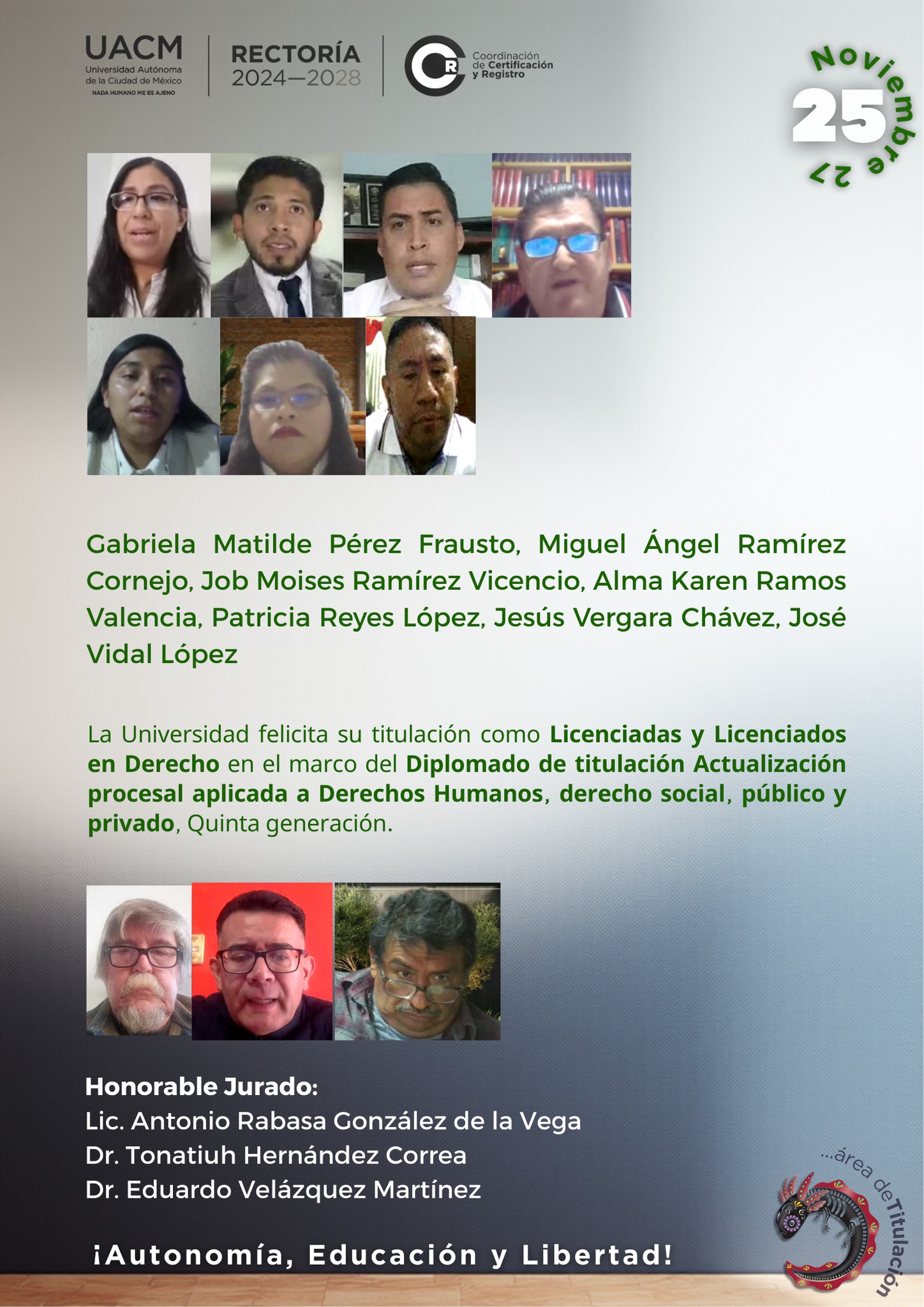 Academia de... - Academia de Derecho y Derechos Humanos UACM