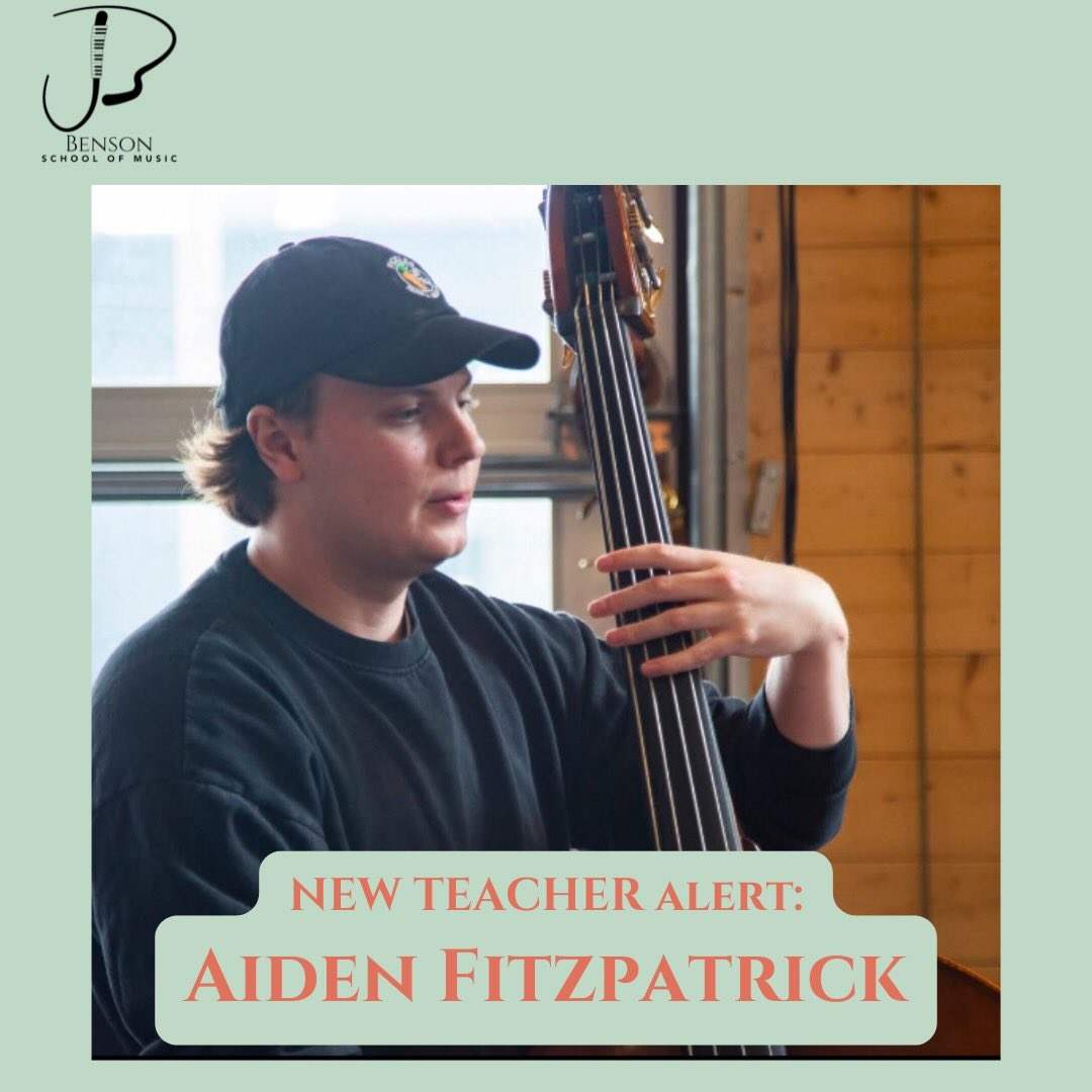 🎸 Big welcome to Aiden... - Benson School of Music | Facebook