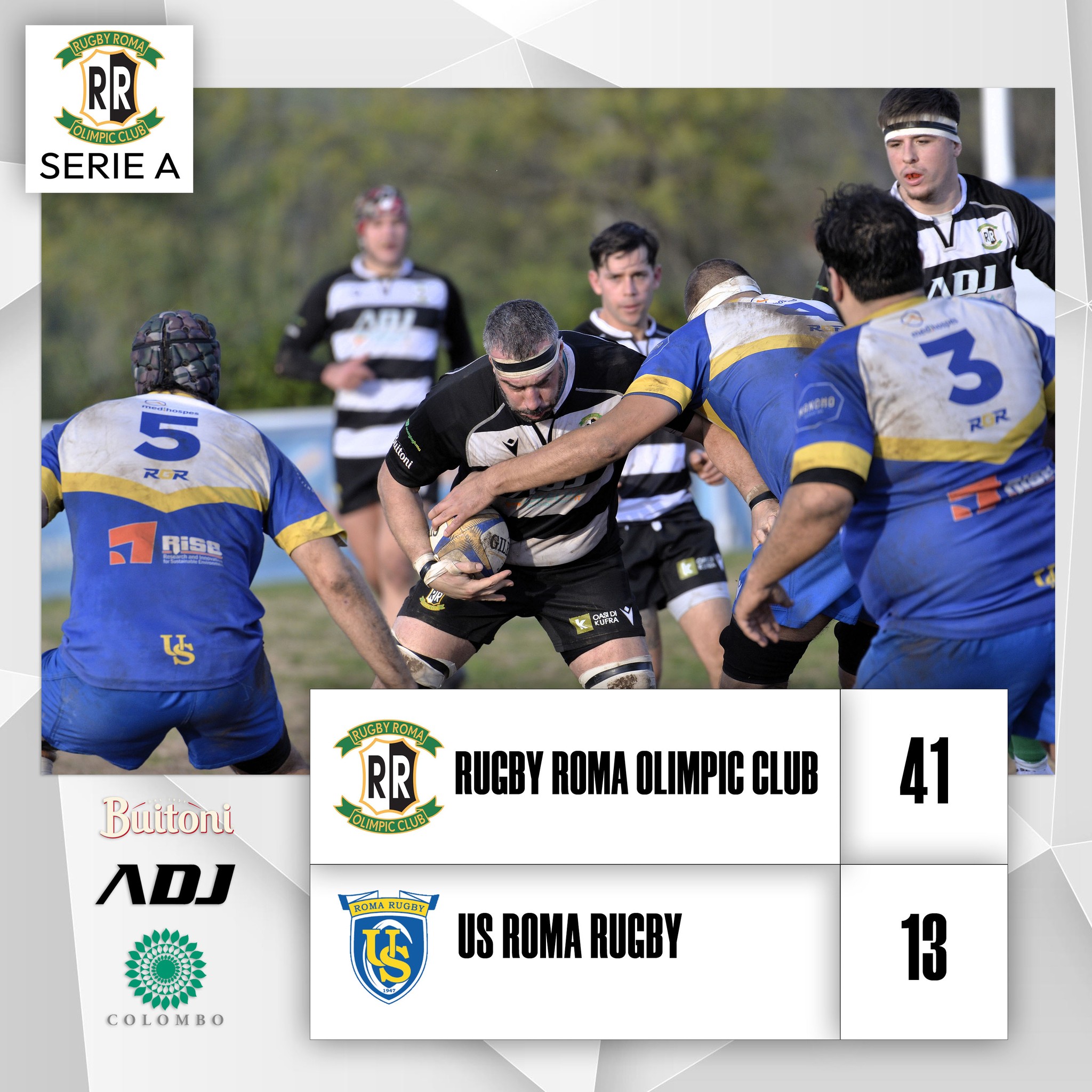 Rugby Roma Olimpic Club 1930 - ⚡AUGURISSIMI RICHARD GREENWOOD! 🏉Compie ...
