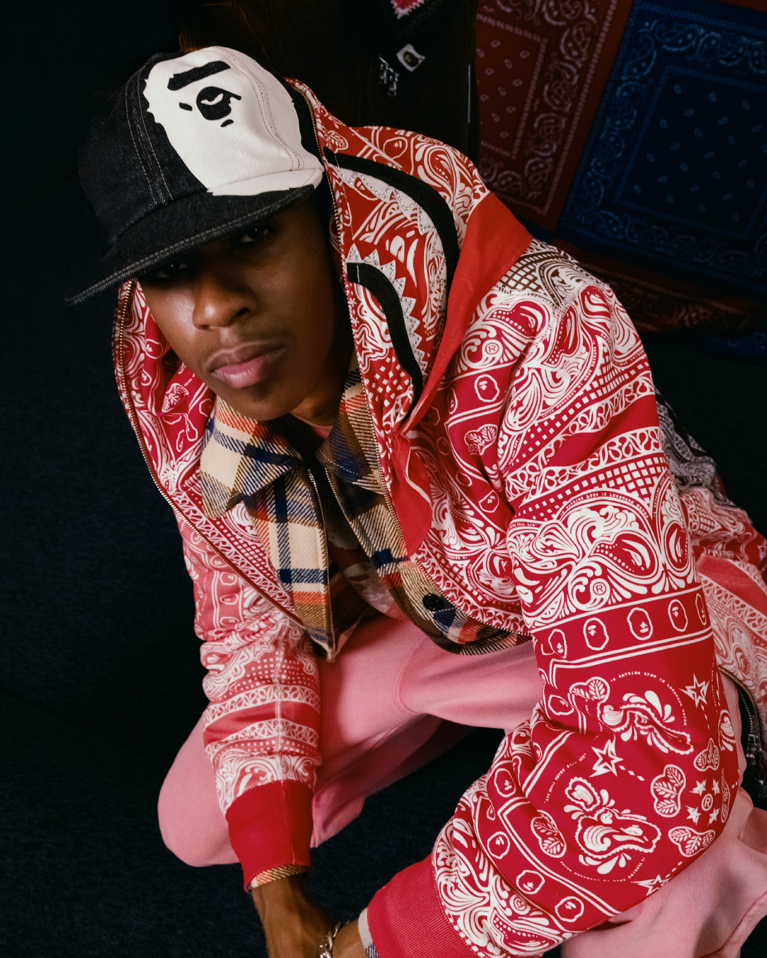 MILO DENIM PANTS BAPE® KIDSよりBABY MILO® の表情がキュートに描かれ