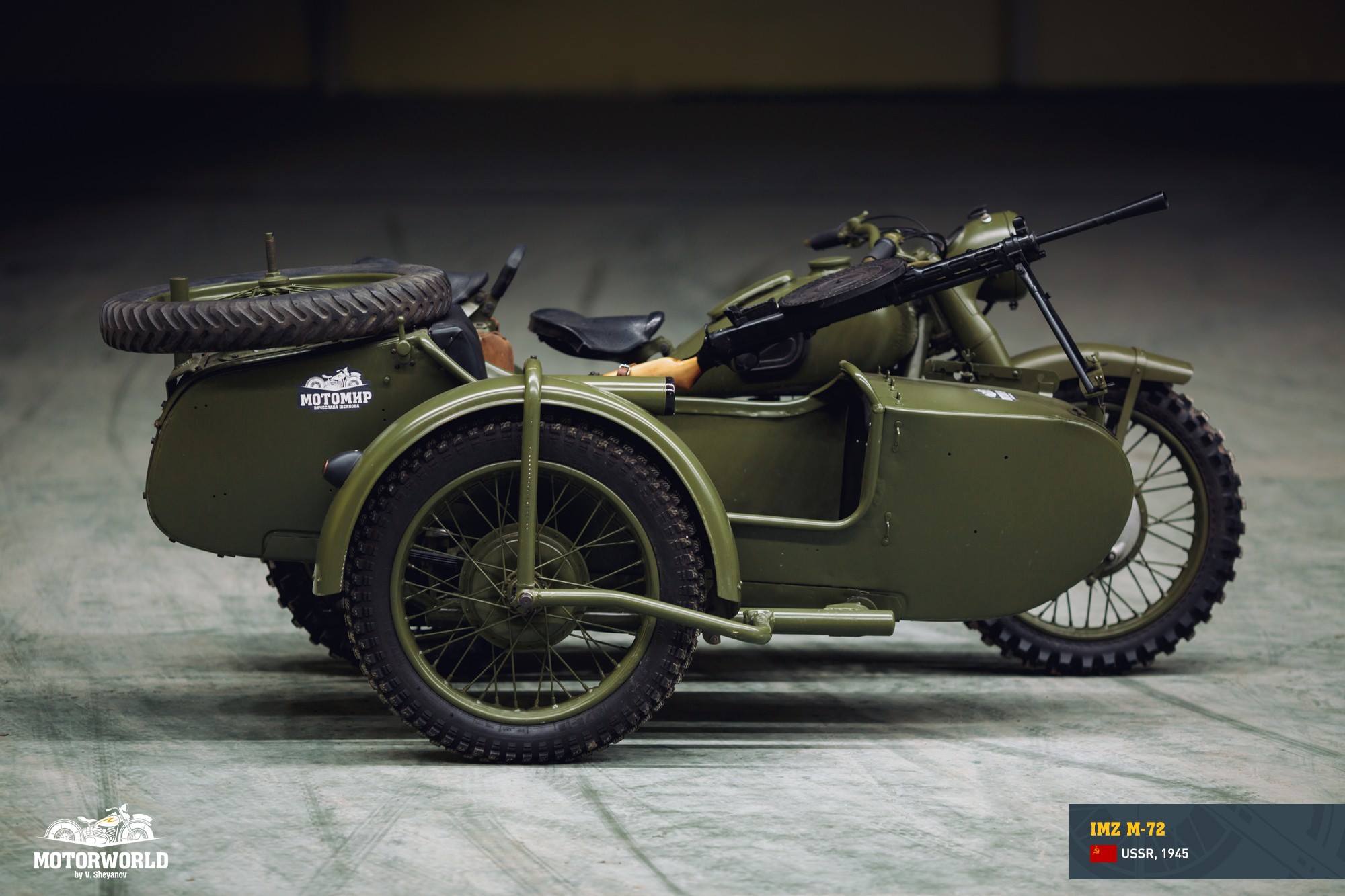1:43 MMZ M-72 russian Motorrad ex BMW R71 DIP Motorcycle Spark USSR UdSSR URSS