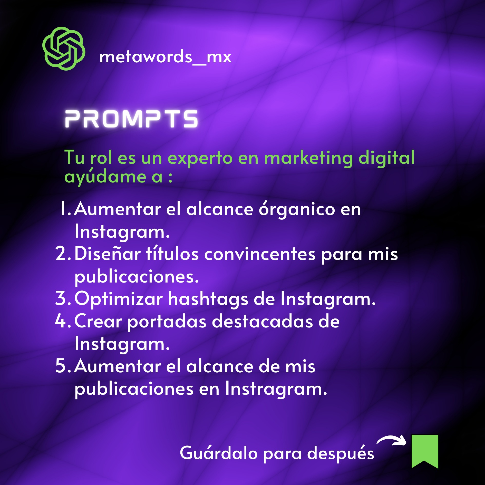 MetaWords • Marketing y diseño • Chat GPT