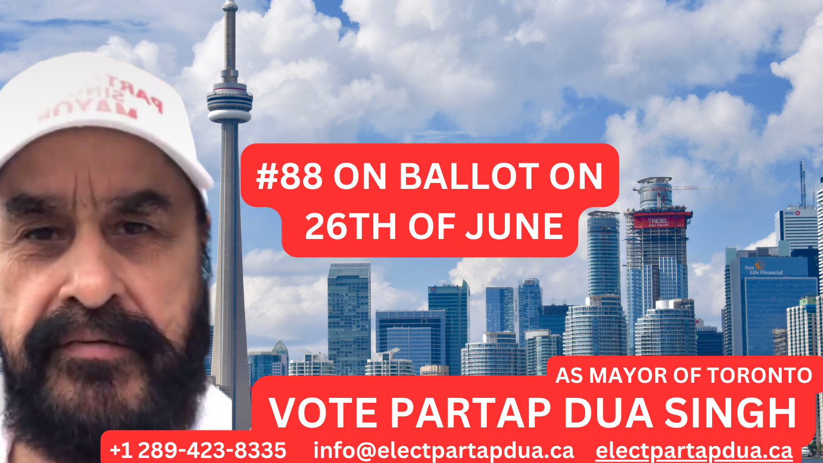 ELECT Partap Dua Singh | Toronto ON