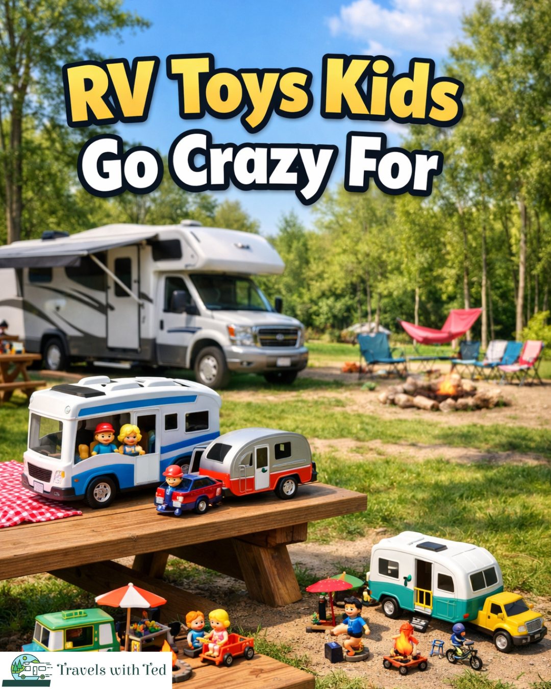 Travels - RV camping is pure magic for kids 🚐 There’s something about ...