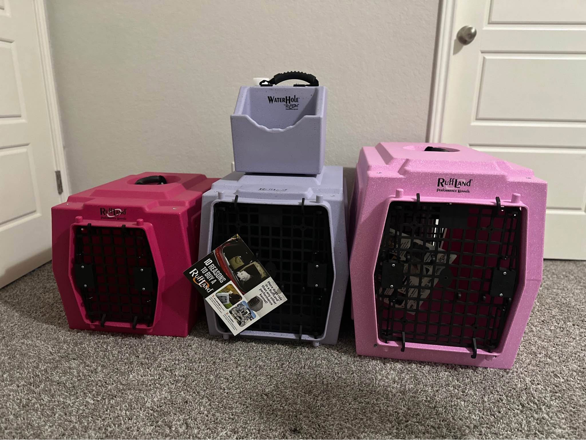 🎀 Pink with a Purpose: Ruffland Kennels on Sale! 🎀 shipping available ...