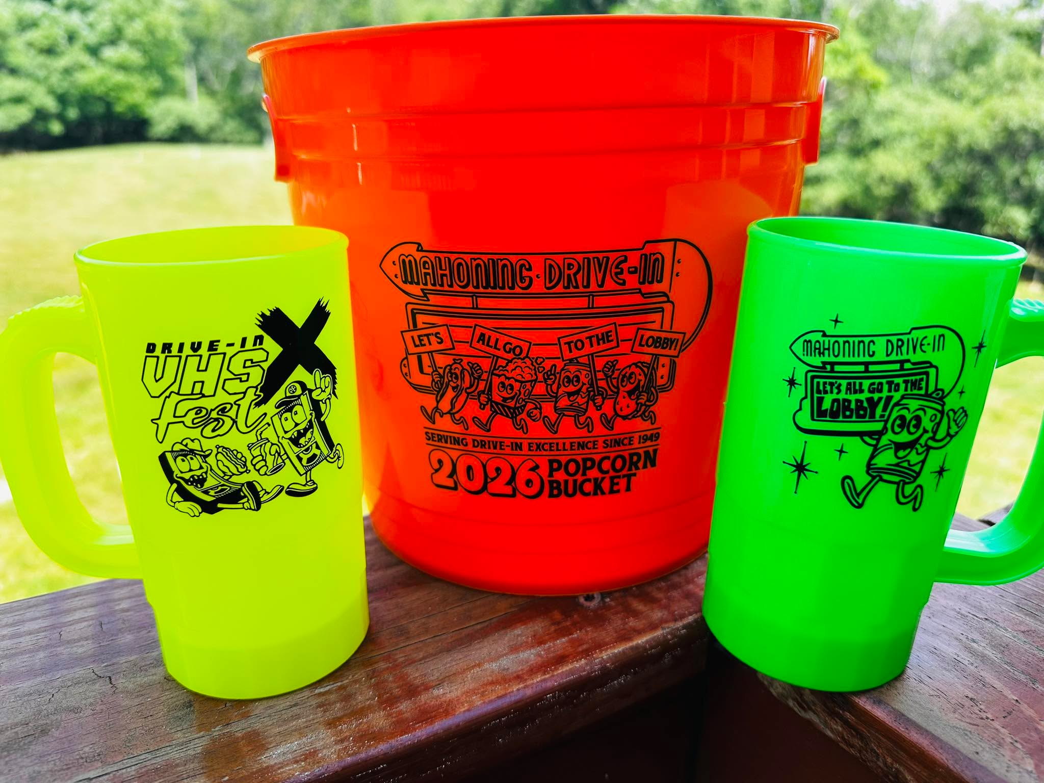 Hey, tapeheads! Check out our Drive-In VHS-Fest X souvenir cups