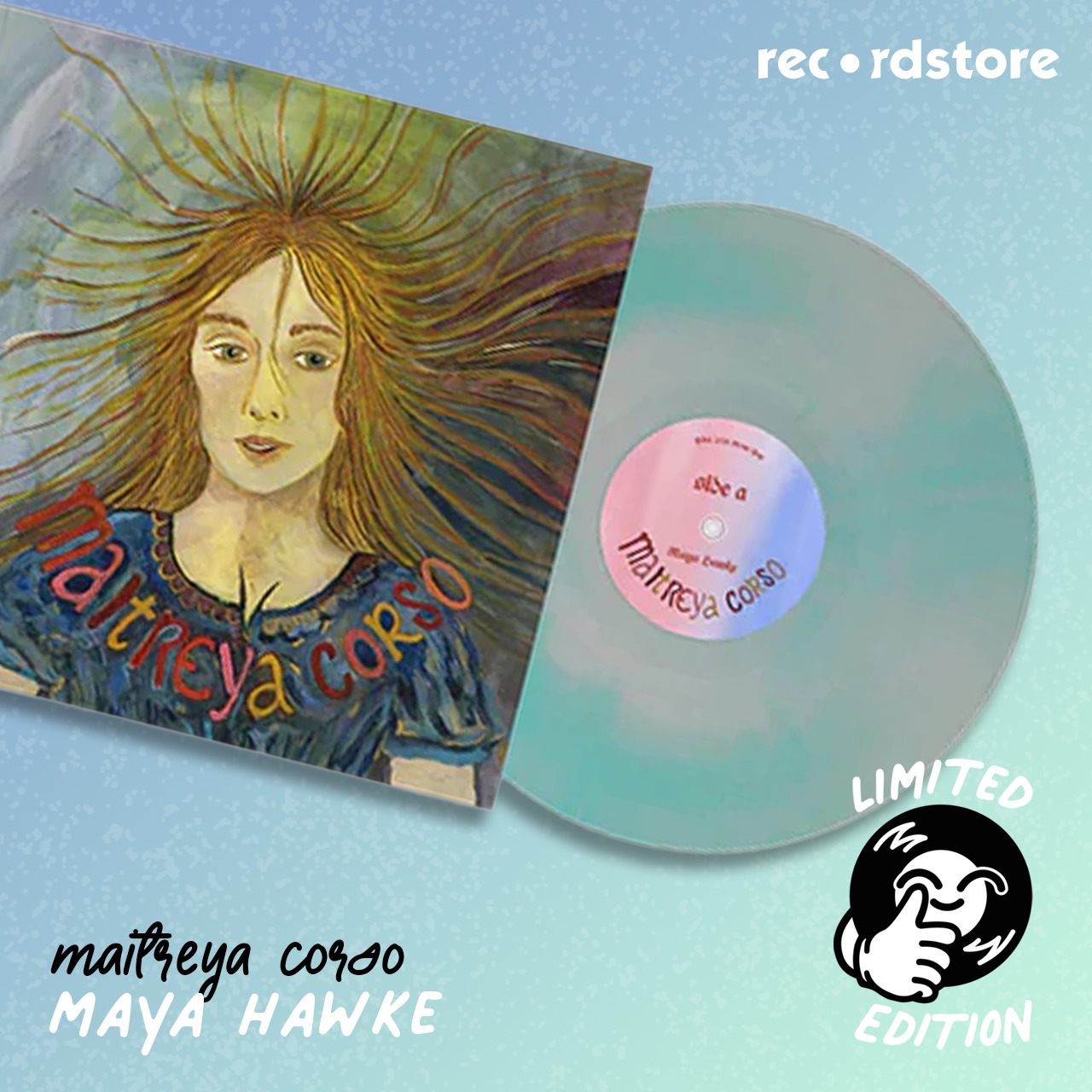LIMITED | Maya Hawke - Maitreya Corso: Baby Blue and Bone Vinyl LP 
