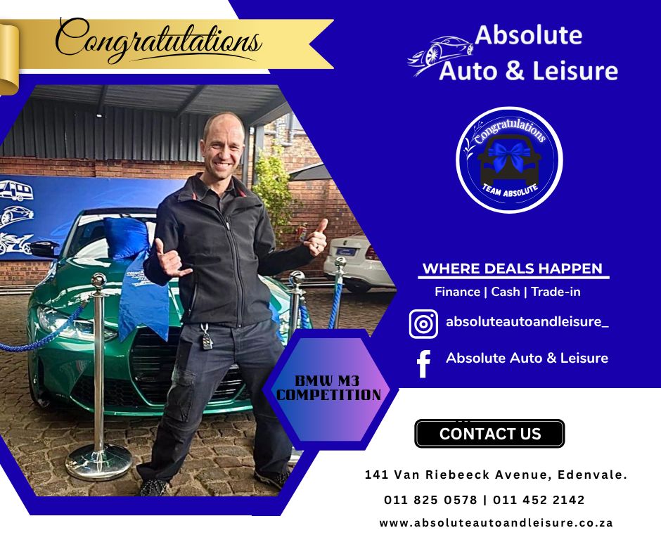 Big congratulations to Devlin on... - Absolute AUTO & Leisure | Facebook