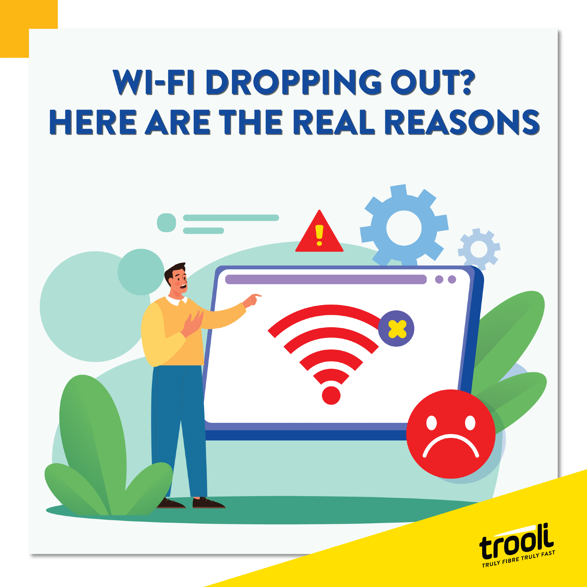 Trooli - Wi-Fi dropping out? Here are the real reasons 👇 If your Wi-Fi ...