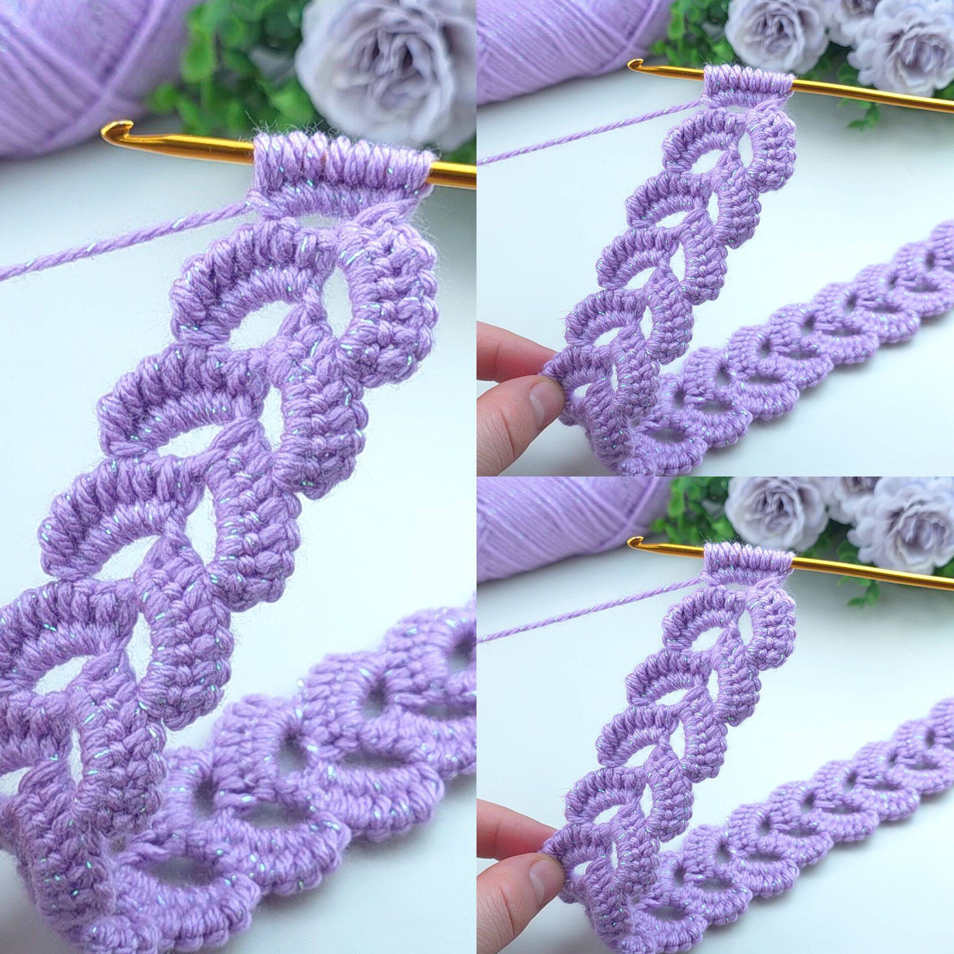 ヤス専用 G) easy crochet bag handle model #crochet #knitting