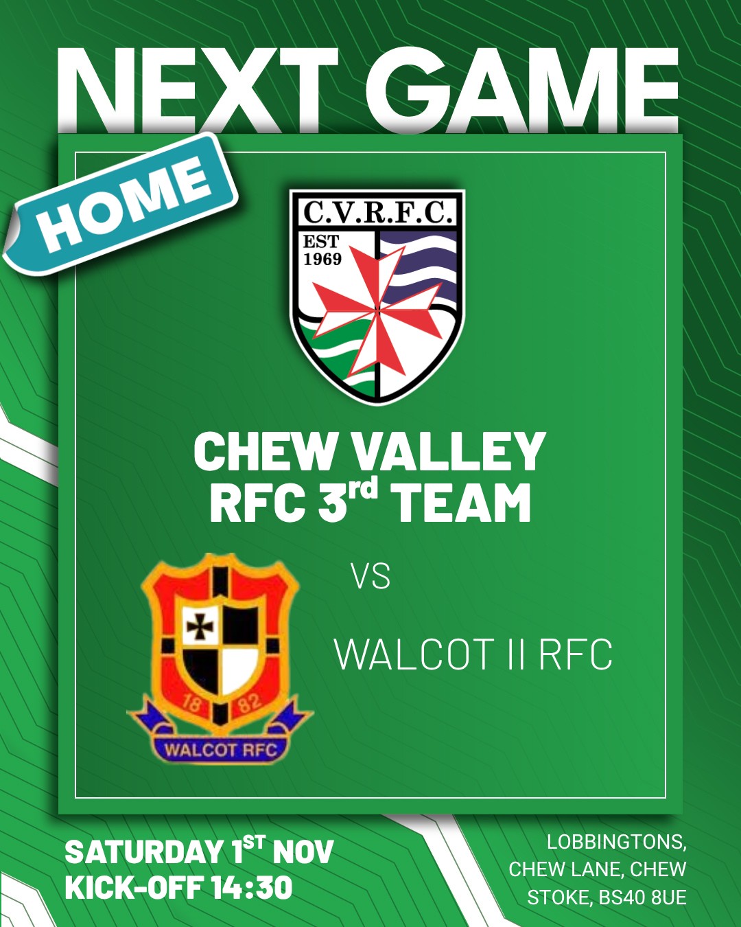 Chew Valley RFC - 🍂 It may be a wrap on October rugby for... | Facebook