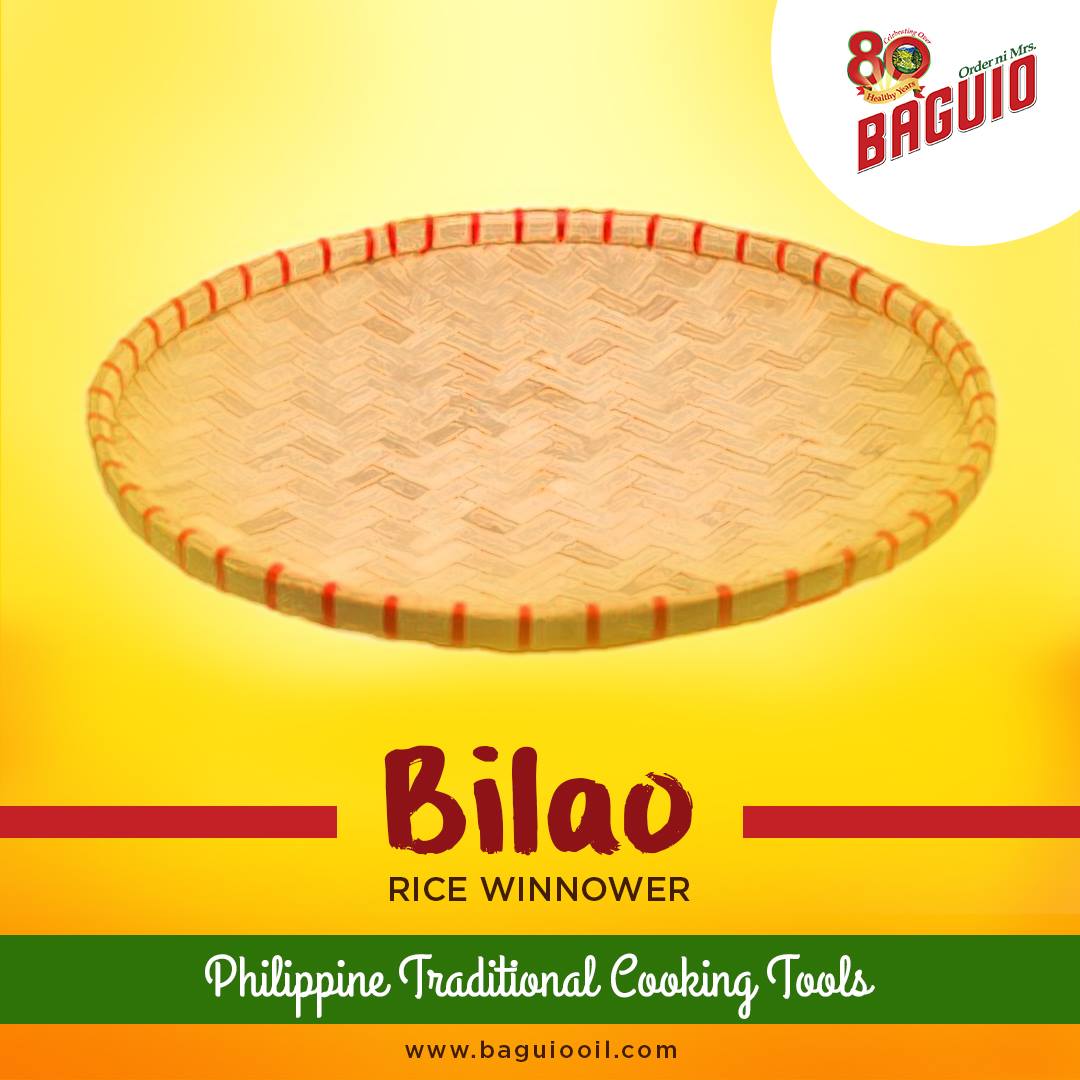 Baguio Oil - Ang bilao o bistay ay gawa mula sa nilalang...