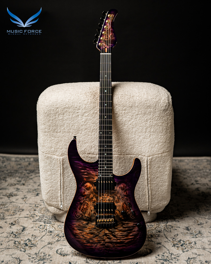 Mayones - Mayones Be 5 Elite FM Bass, Flamed Maple top, Profiled