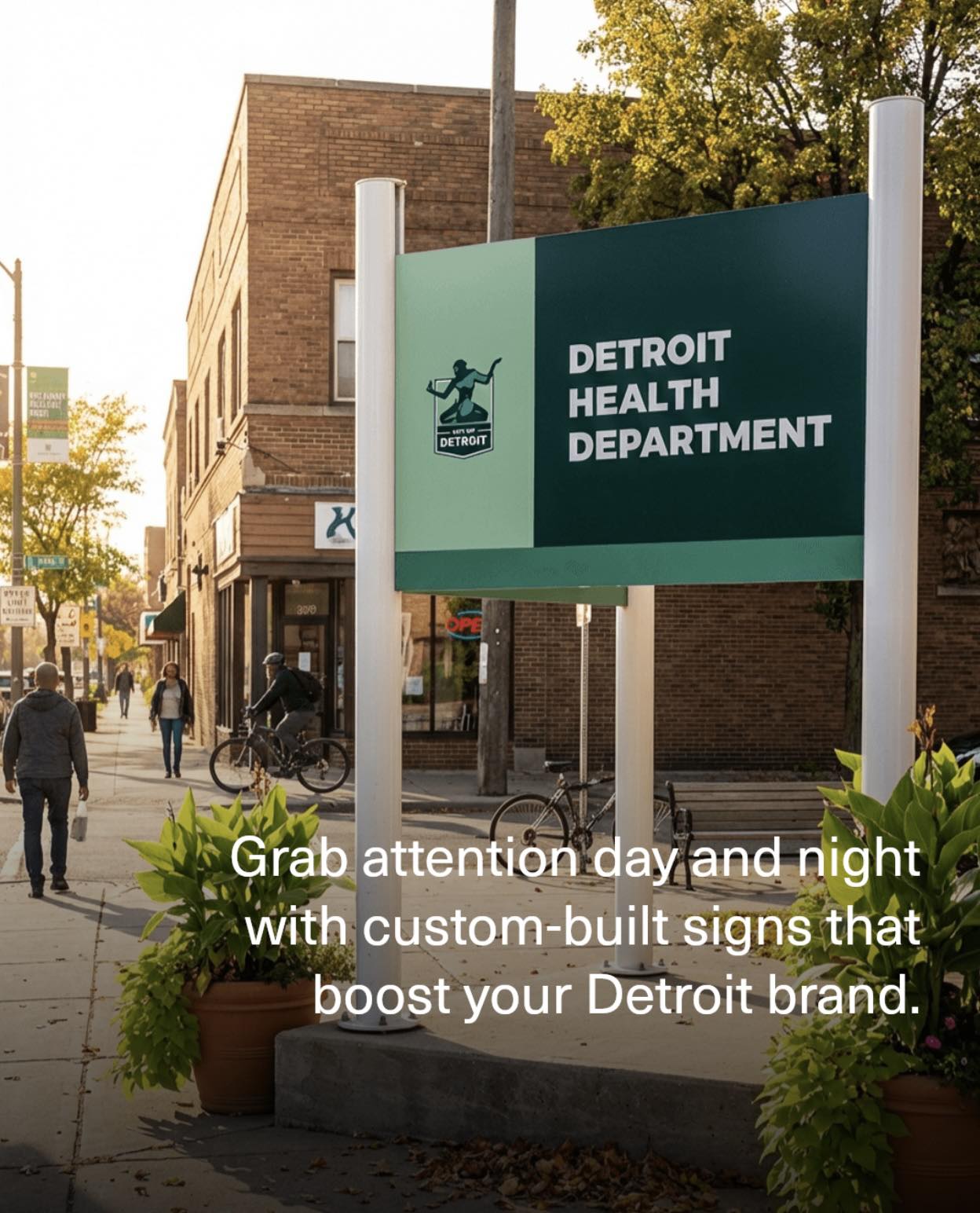 Detroit - Monumental signs are more than just markers they're the first ...