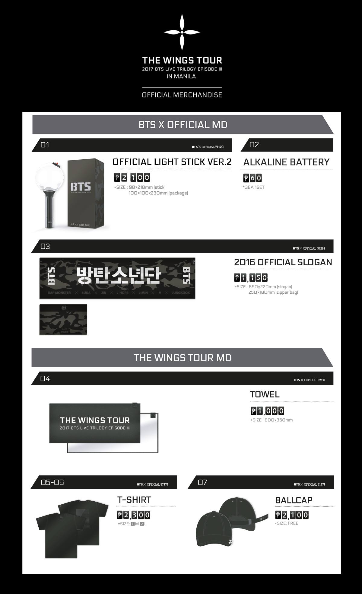 NEW: BTS MERCH INFORMATION] Thank you for your patience, the long 