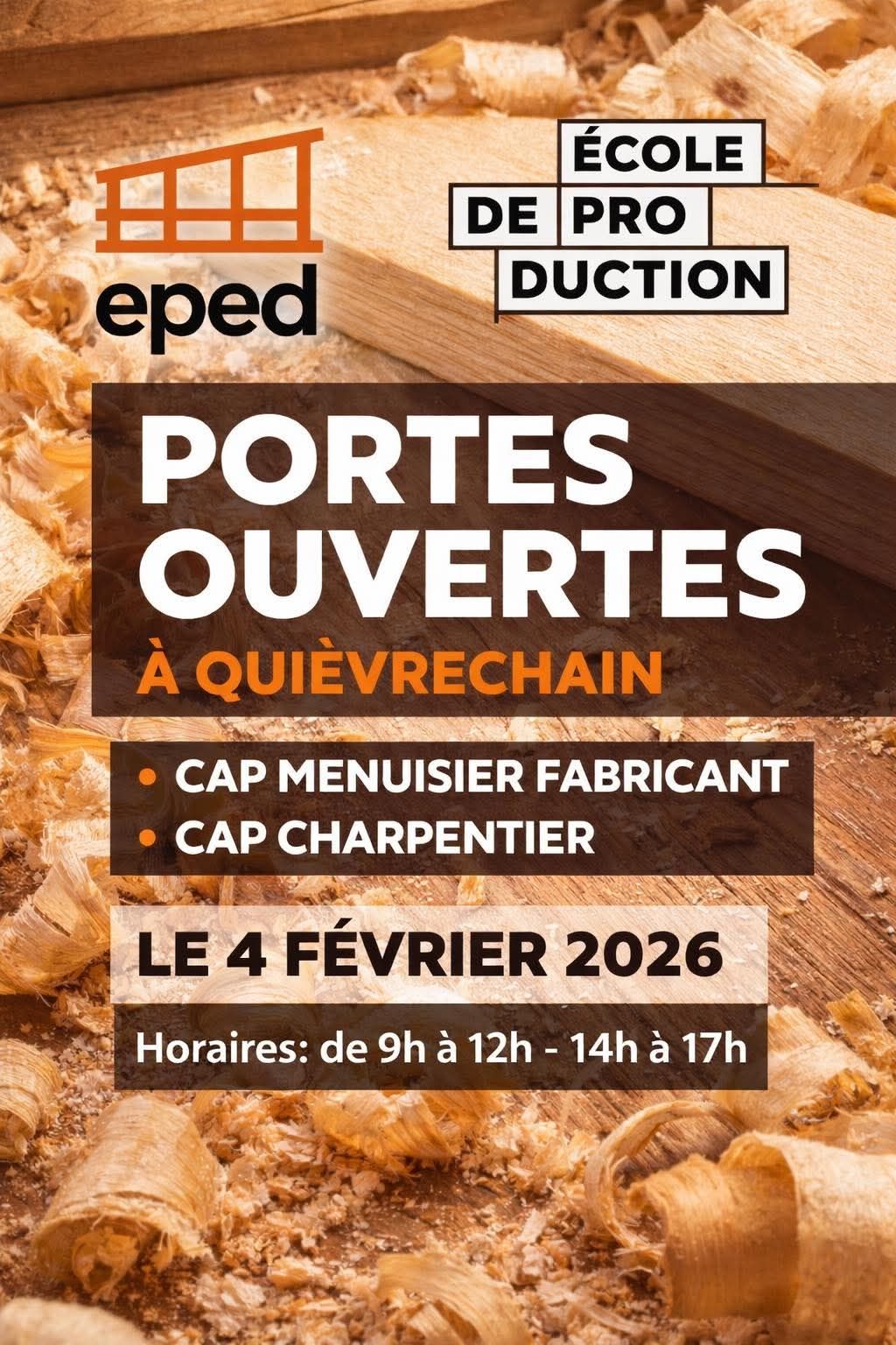 EPED,... - EPED, l'École de Production des Métiers du bois