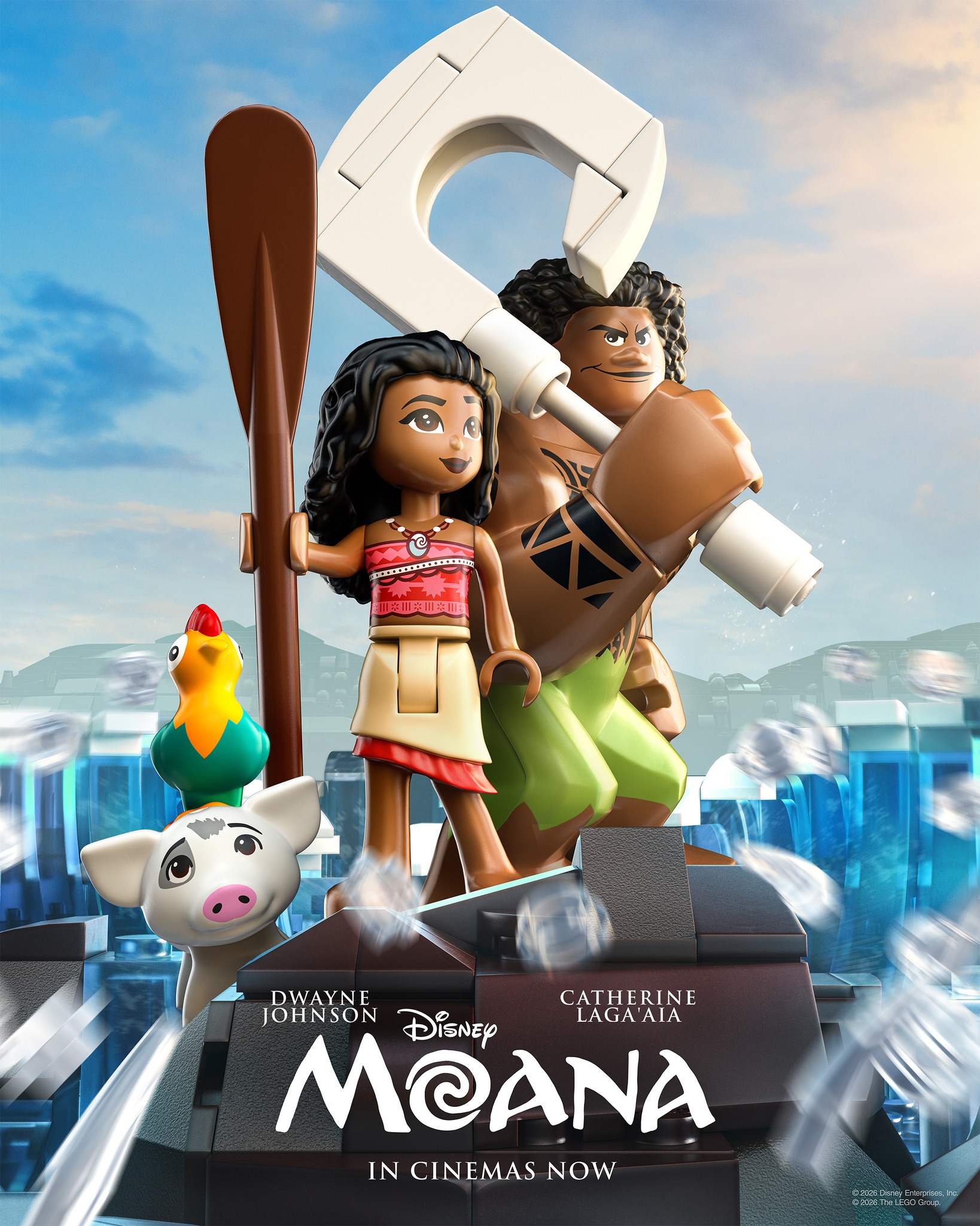 See how far you'll build 🌊 Moana, in cinemas now.