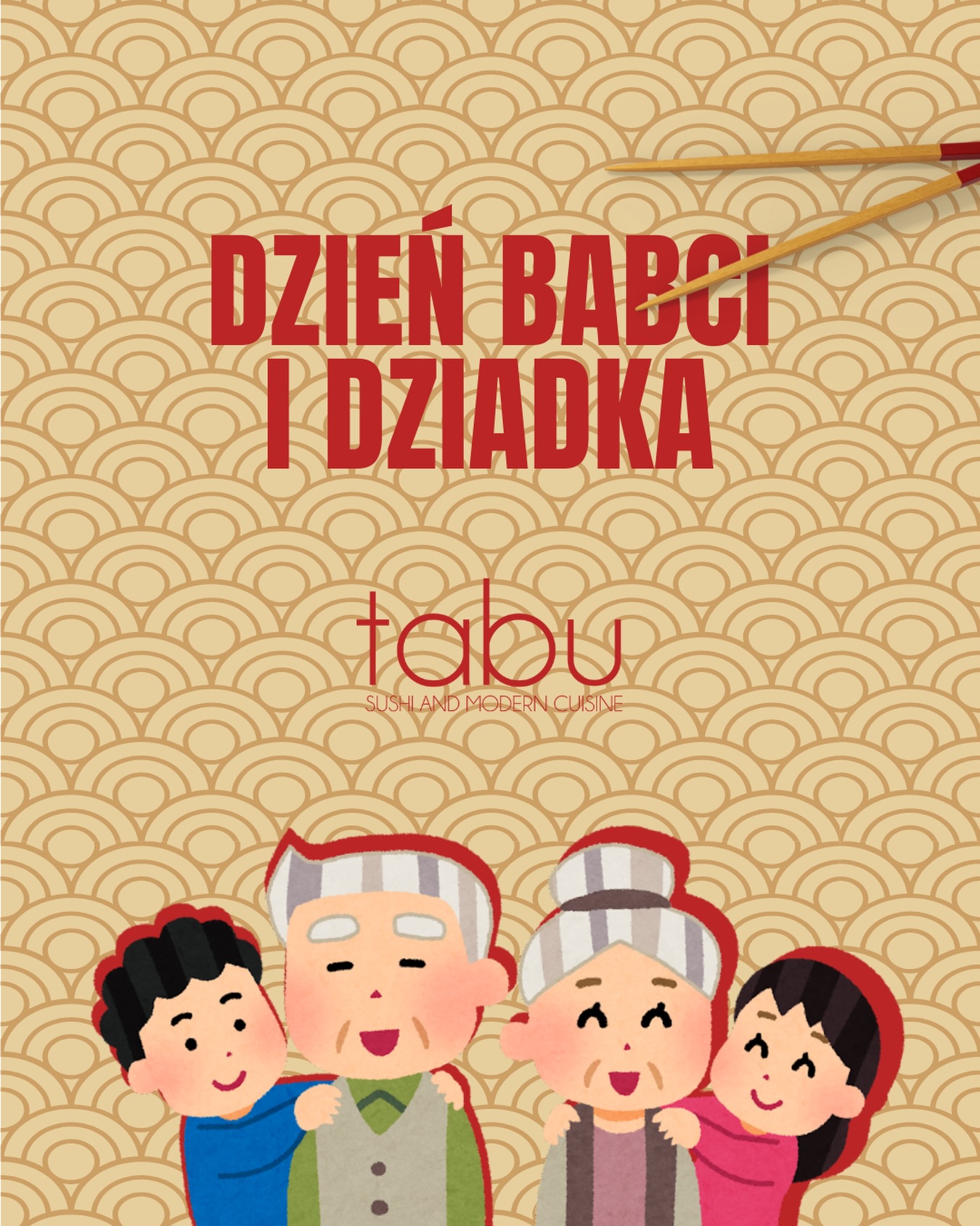 Tabu Sushi - Już za tydzień Dzień Babci i Dziadka! ️ W... | Facebook
